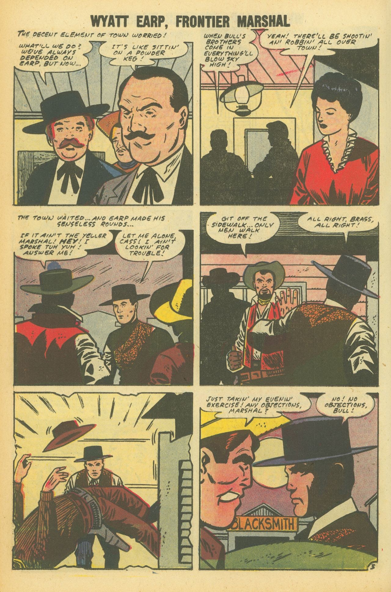 Read online Wyatt Earp Frontier Marshal comic -  Issue #20 - 24