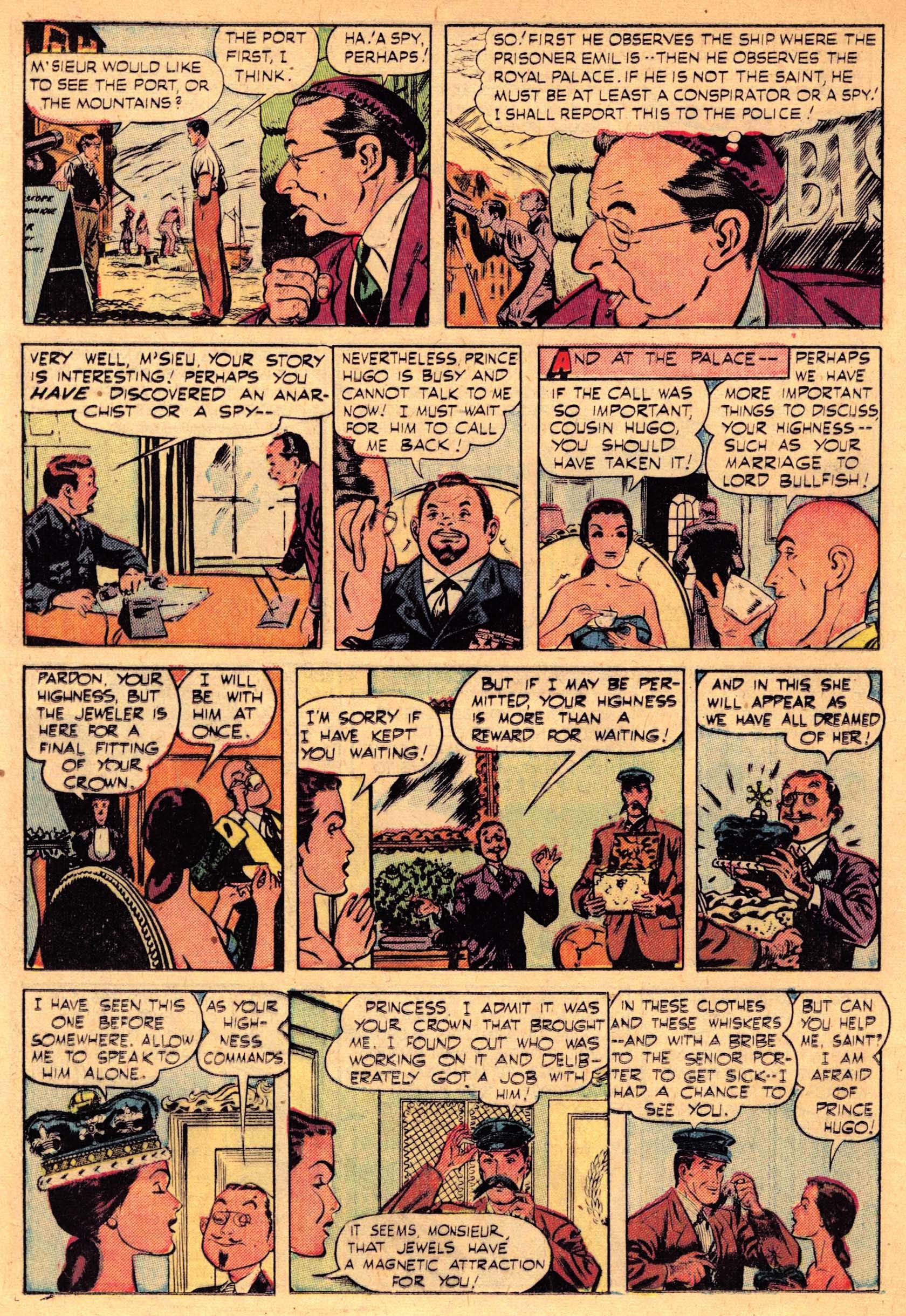 Read online The Saint (1947) comic -  Issue #11 - 12