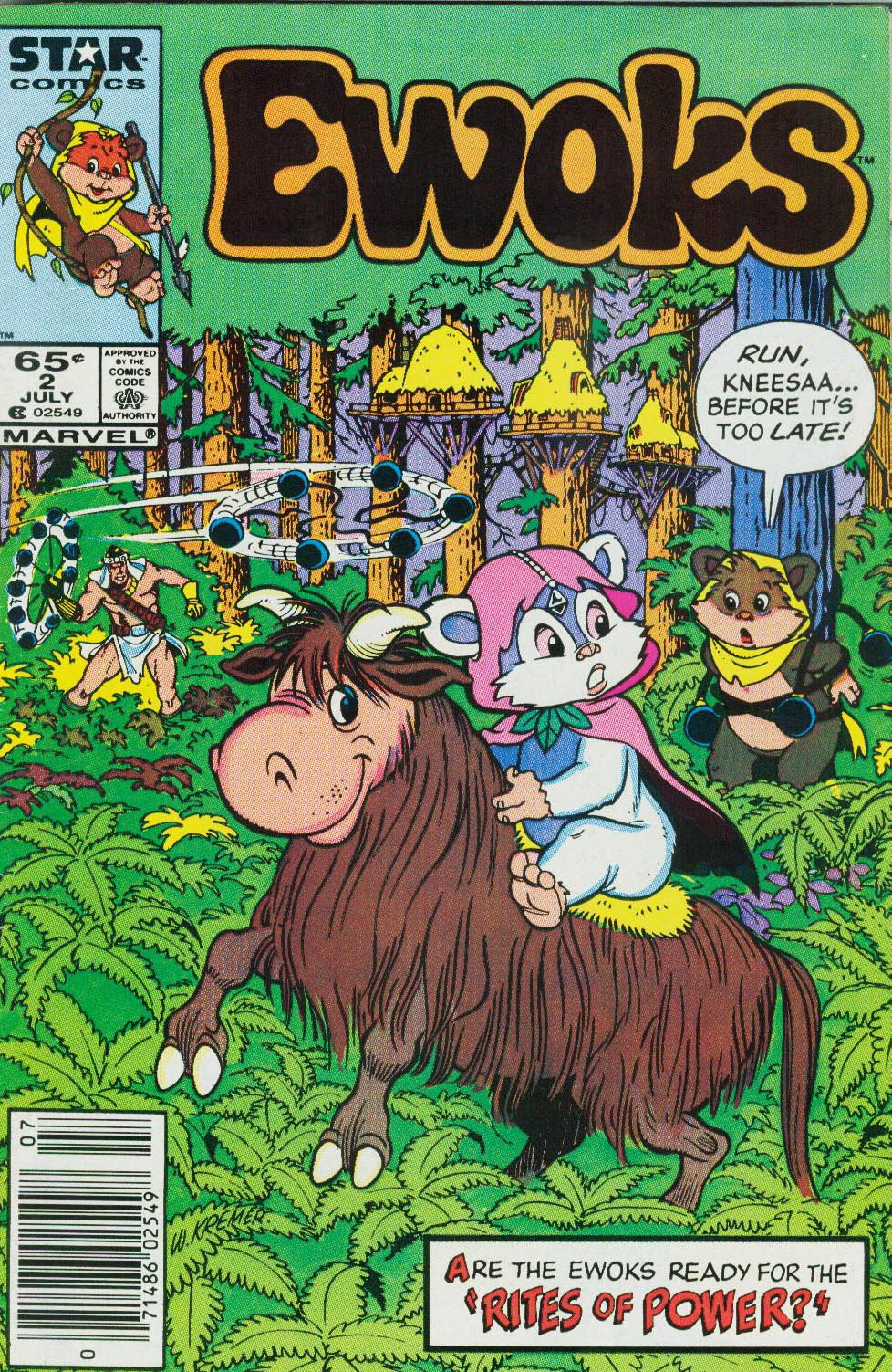 Read online Ewoks (1987) comic -  Issue #2 - 1