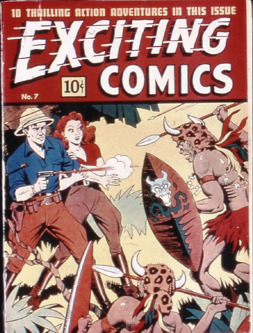 Read online Exciting Comics comic -  Issue #7 - 1
