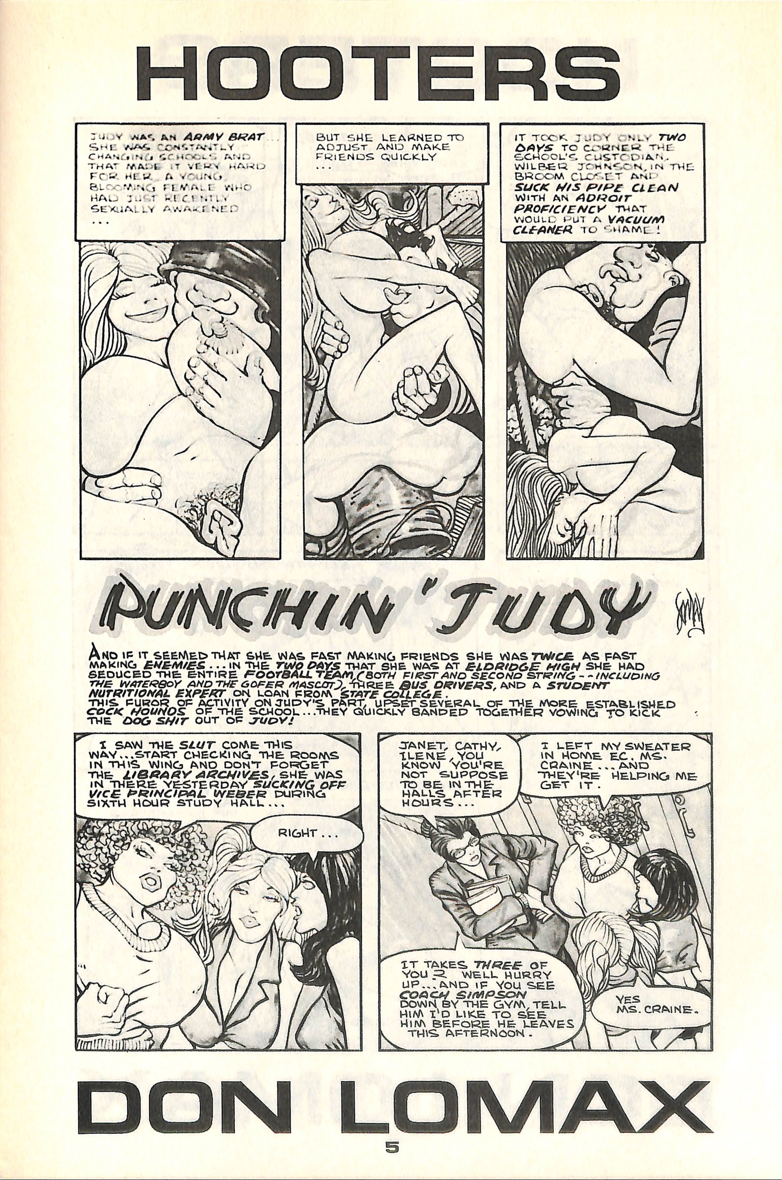 Read online Hooters comic -  Issue #5 - 8