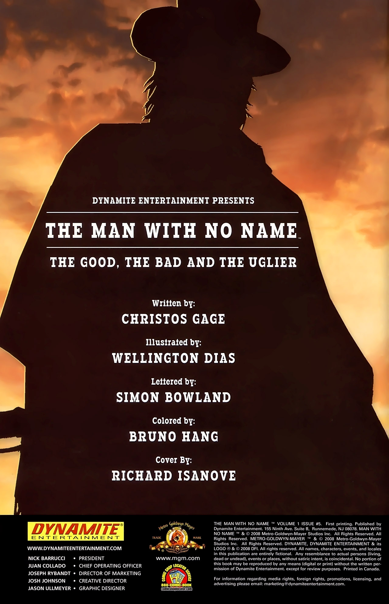 Read online The Man with No Name comic -  Issue #5 - 2