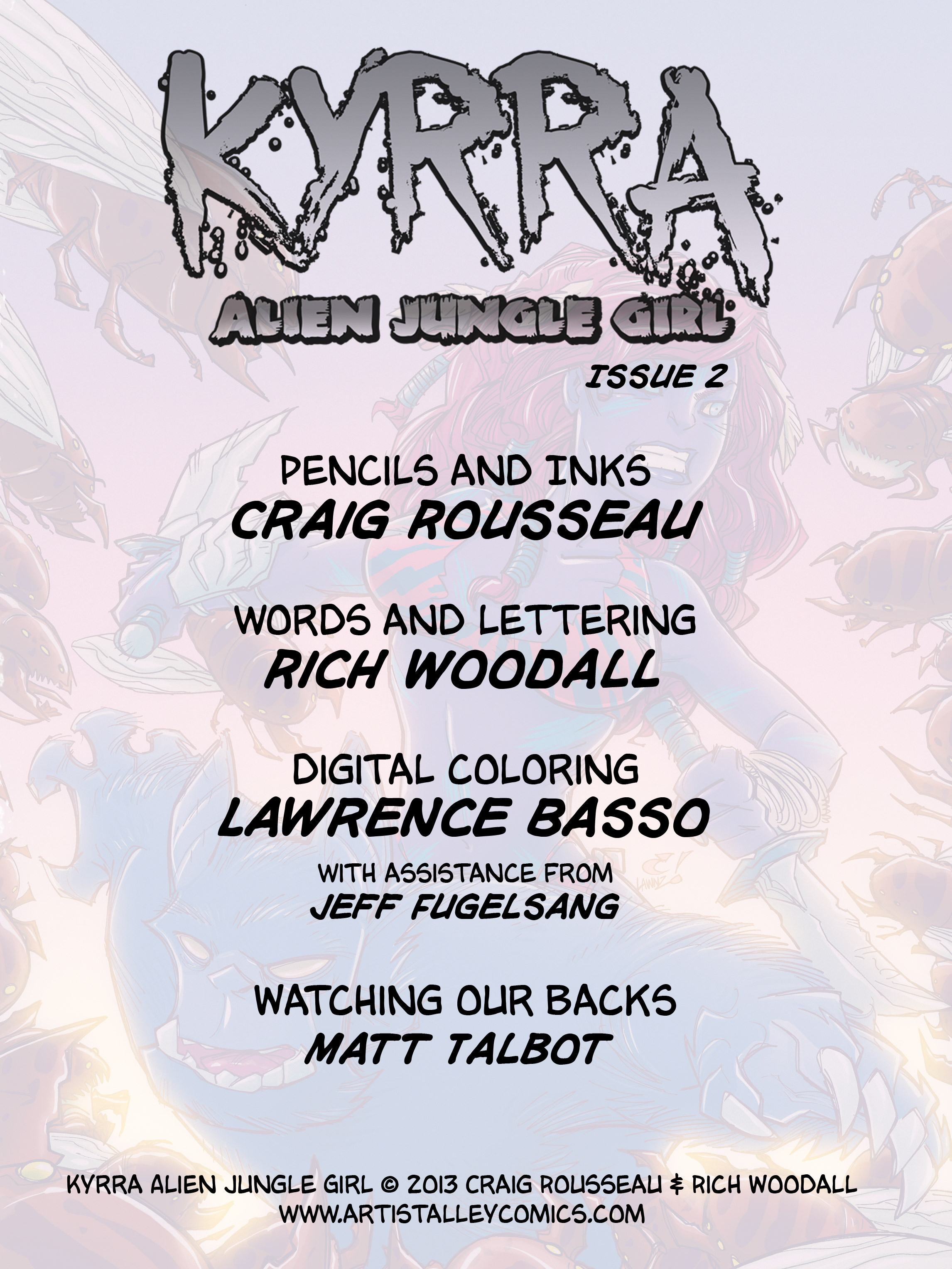 Read online Kyrra: Alien Jungle Girl comic -  Issue #2 - 2