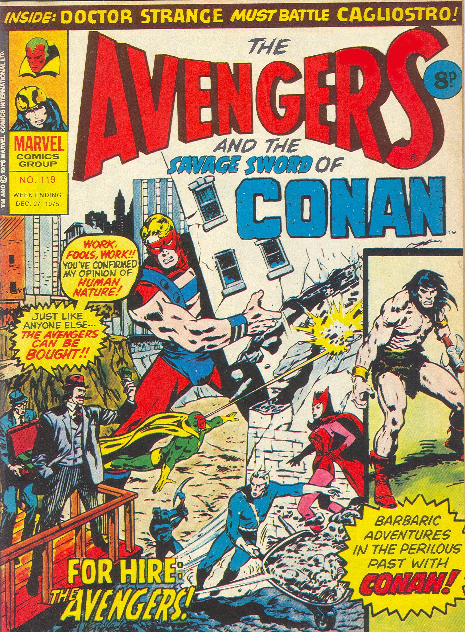 Read online The Avengers (1973) comic -  Issue #119 - 1