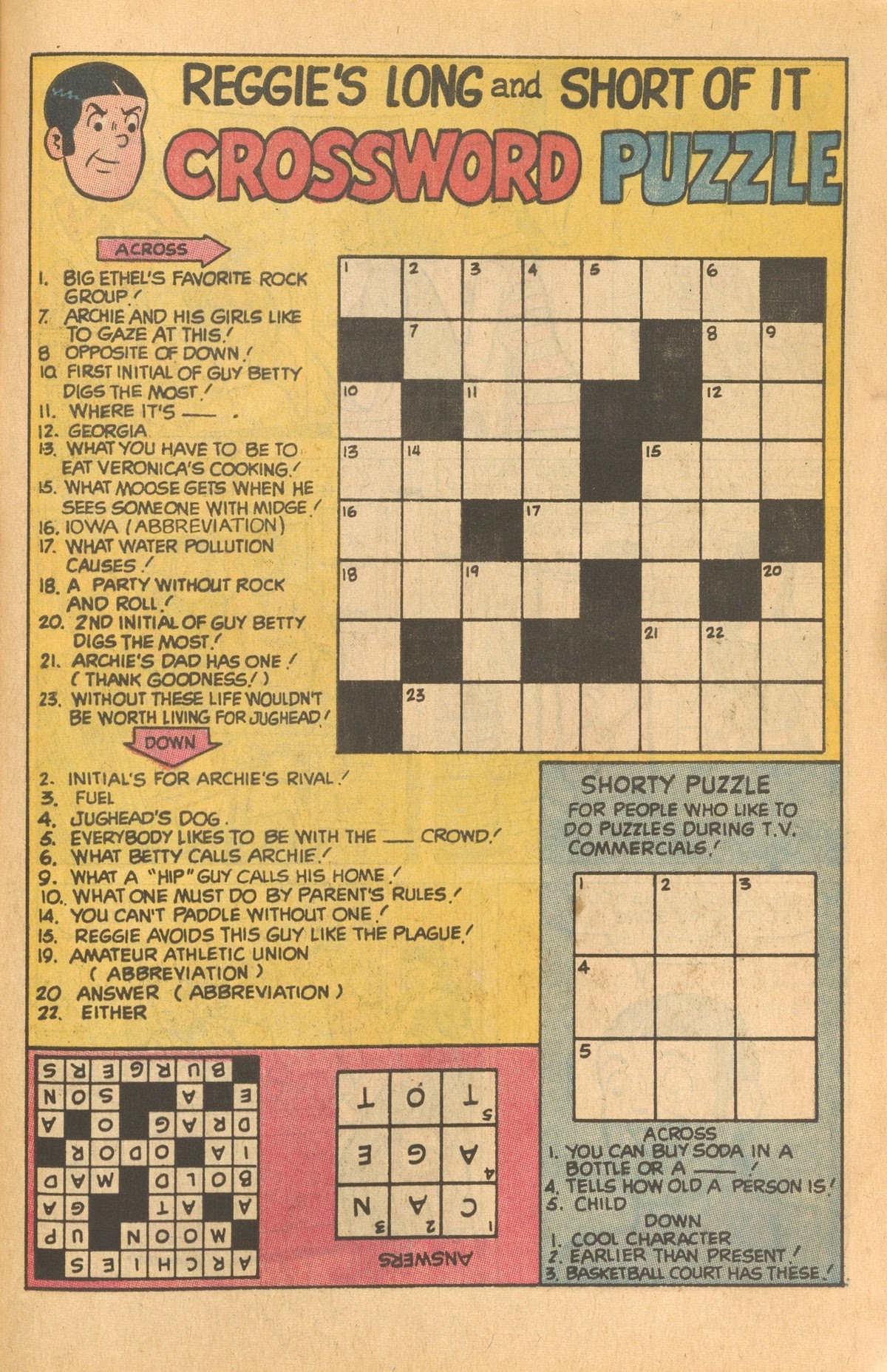 Read online Reggie's Wise Guy Jokes comic -  Issue #16 - 33