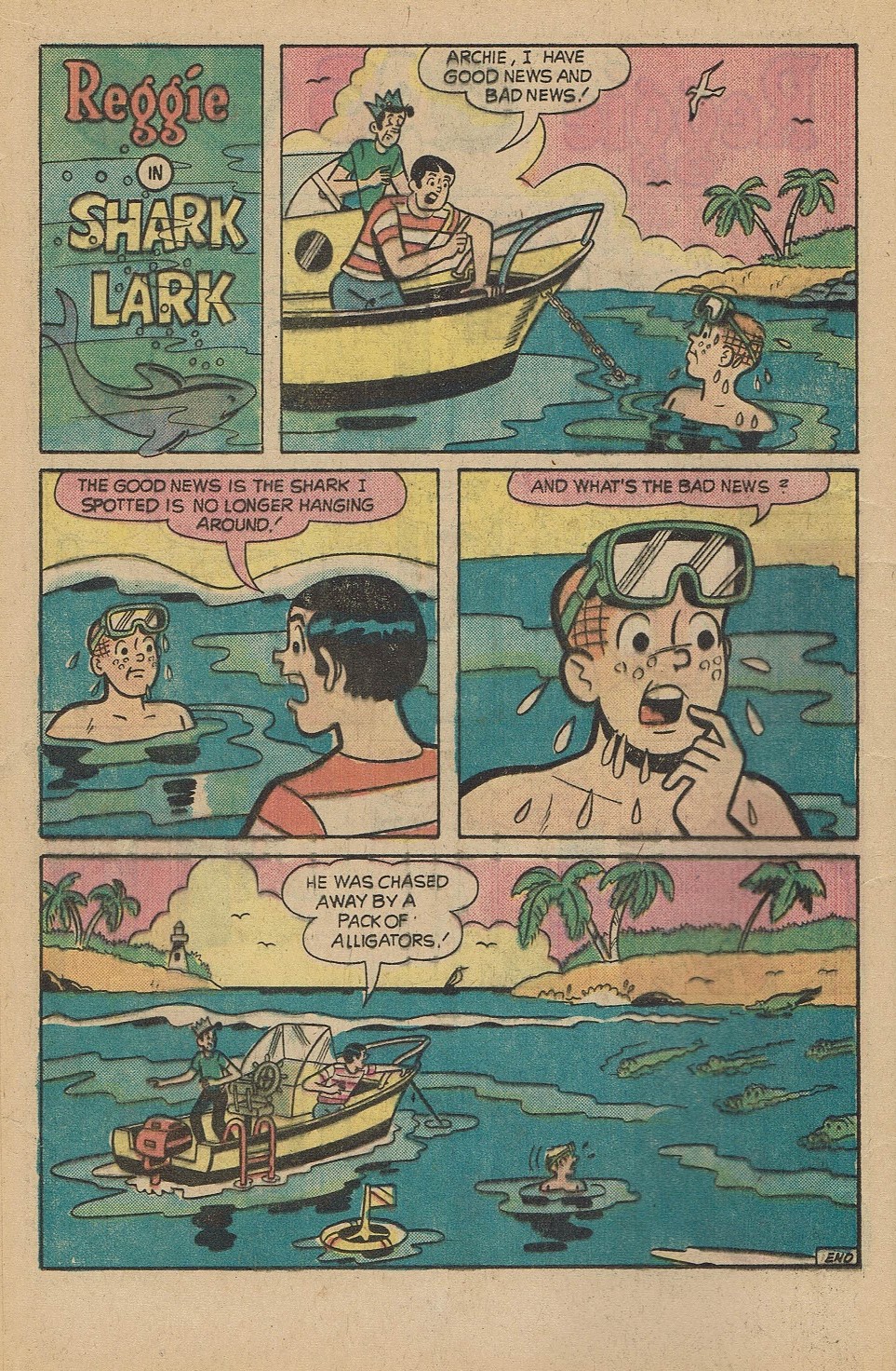 Read online Reggie's Wise Guy Jokes comic -  Issue #35 - 16