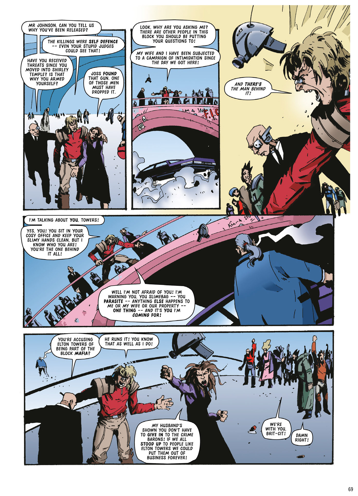 Read online Judge Dredd: The Complete Case Files comic -  Issue # TPB 32 (Part 1) - 71