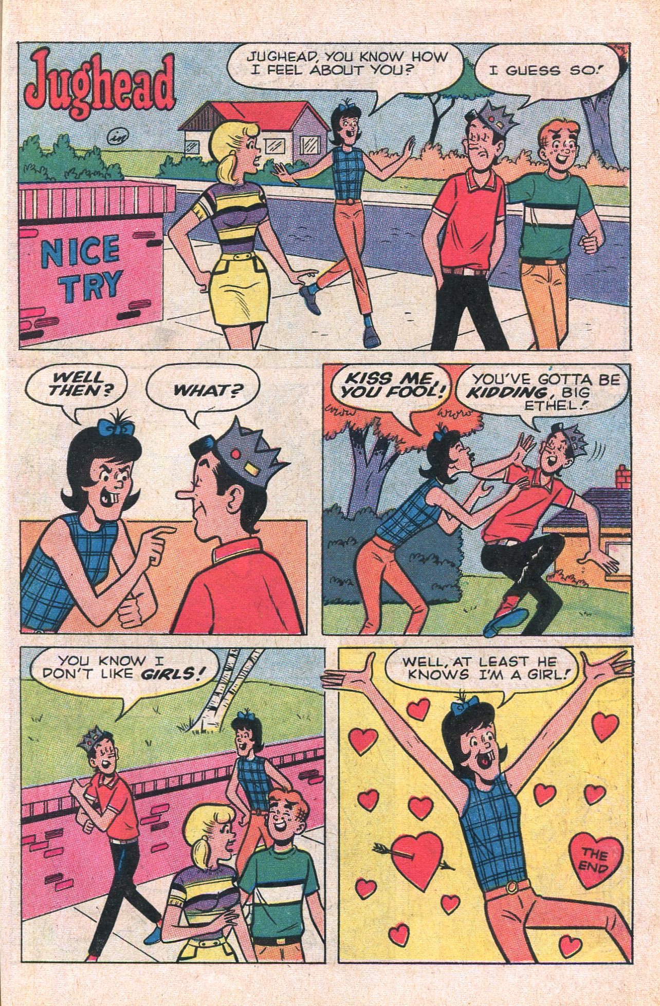 Read online Jughead's Jokes comic -  Issue #21 - 61