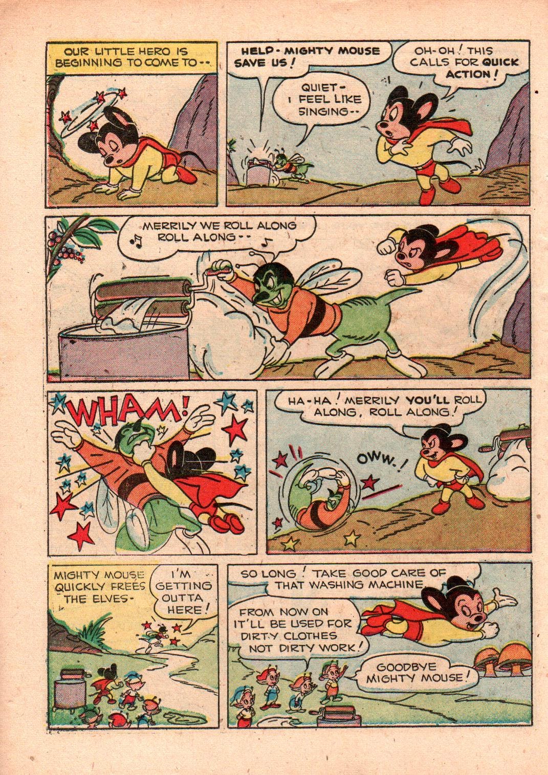 Read online Paul Terry's Mighty Mouse Comics comic -  Issue #33 - 22
