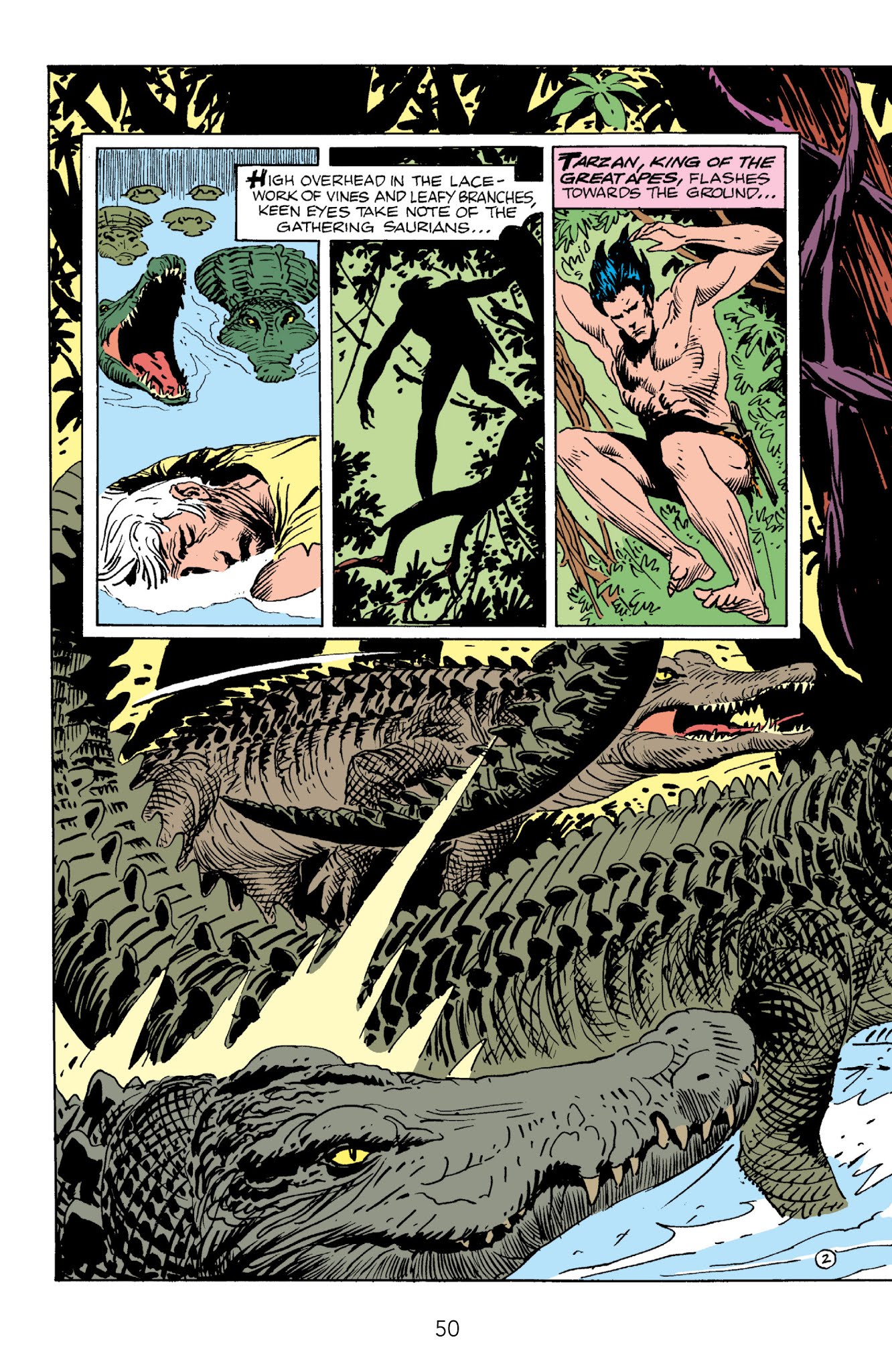Read online Edgar Rice Burroughs' Tarzan The Joe Kubert Years comic -  Issue # TPB 2 (Part 1) - 51