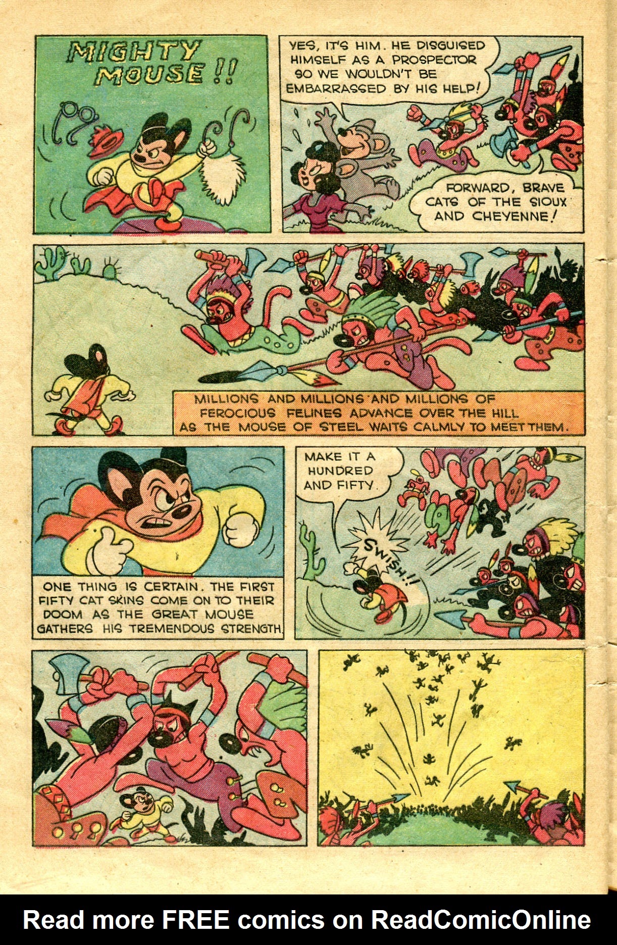 Read online Paul Terry's Mighty Mouse Comics comic -  Issue #12 - 24