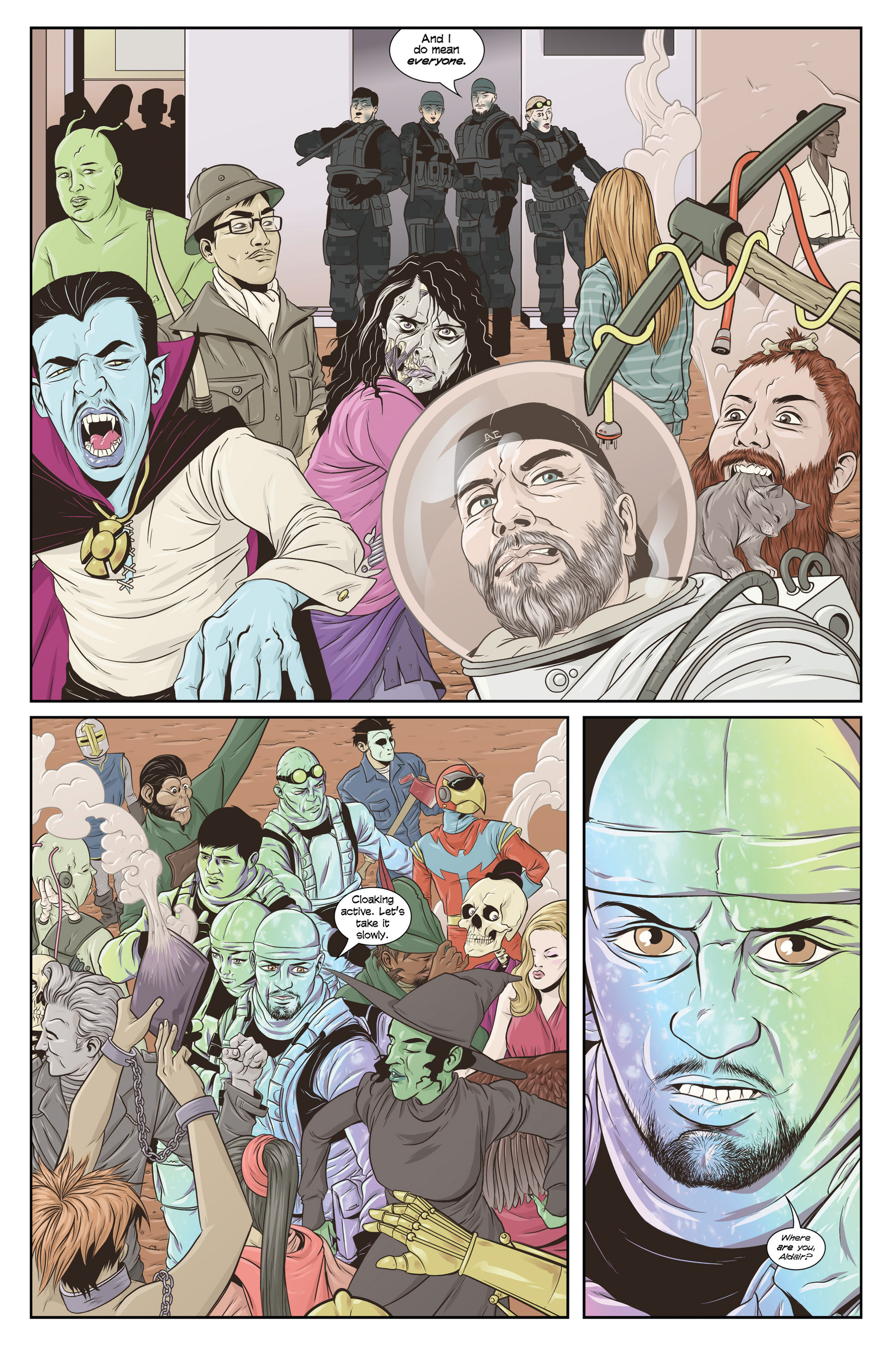 Read online Skinned comic -  Issue #4 - 5
