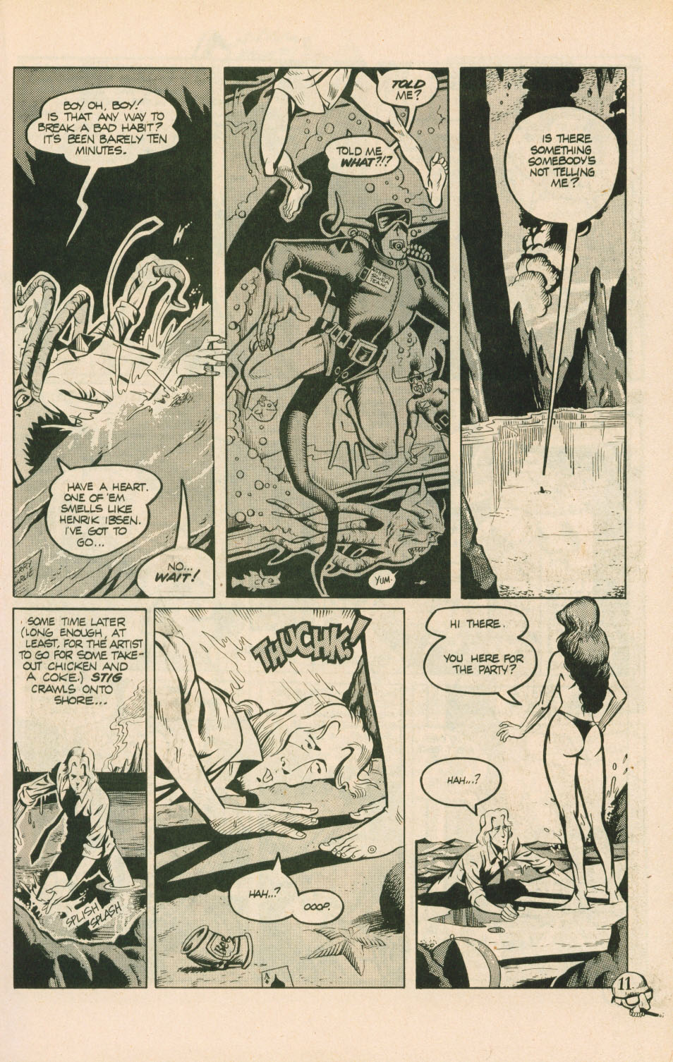 Read online Stig's Inferno comic -  Issue #3 - 13
