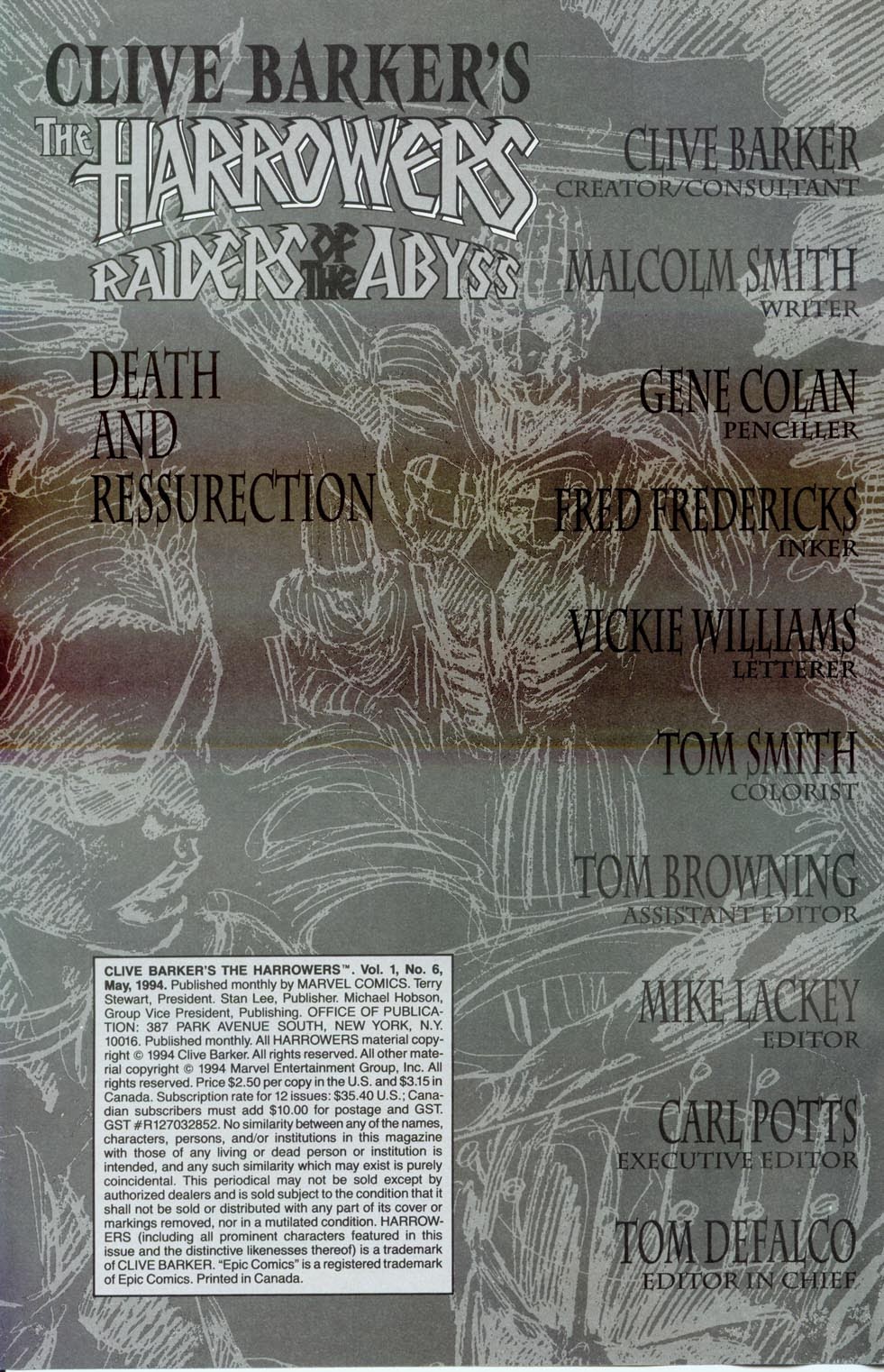 Read online Clive Barker's The Harrowers comic -  Issue #6 - 2