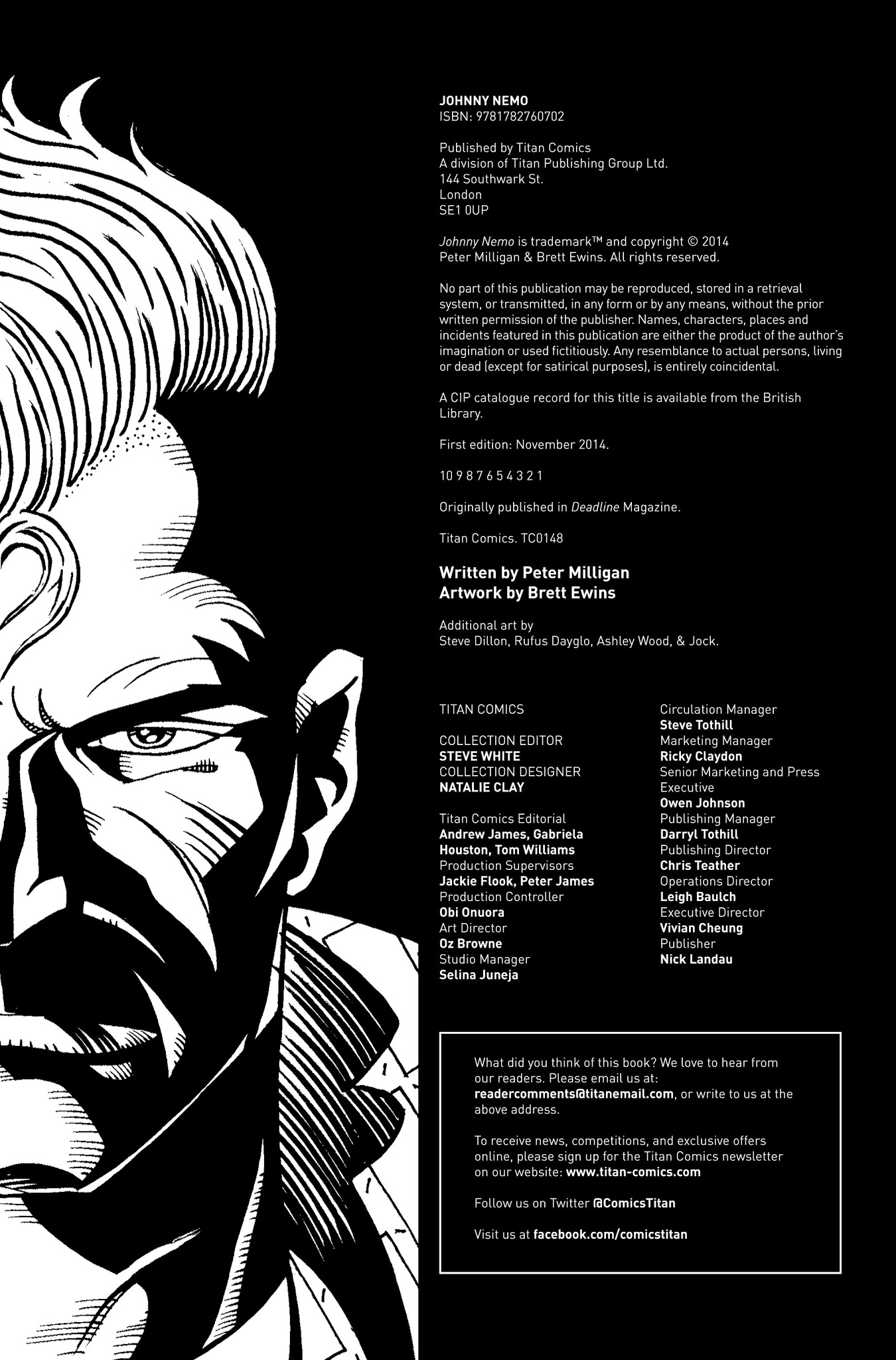 Read online Johnny Nemo comic -  Issue # TPB - 3