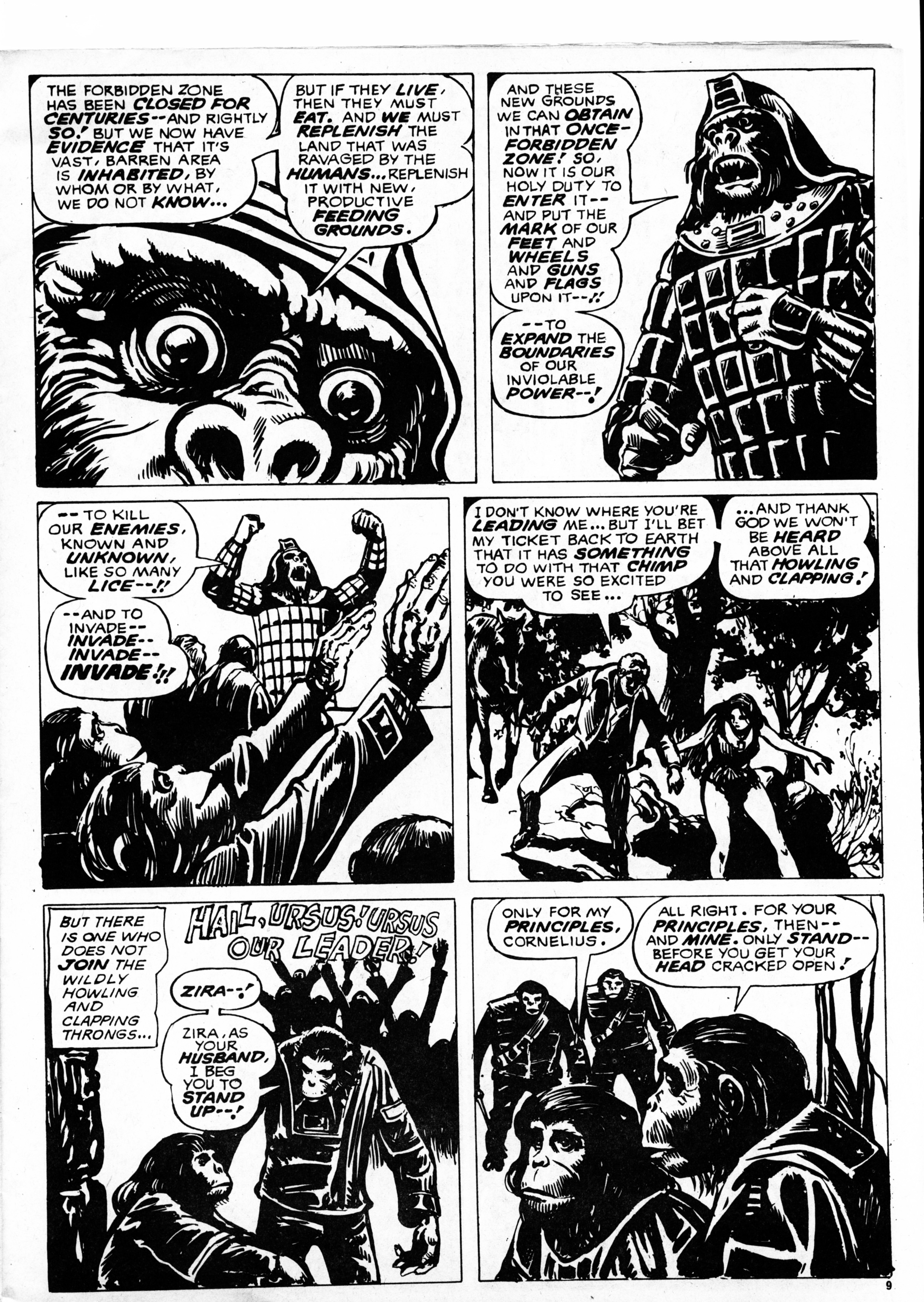 Read online Planet of the Apes (1974) comic -  Issue #36 - 9