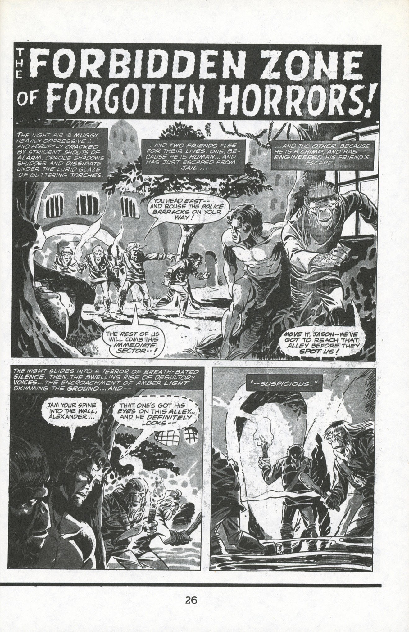 Read online Terror on the Planet of the Apes comic -  Issue #2 - 3