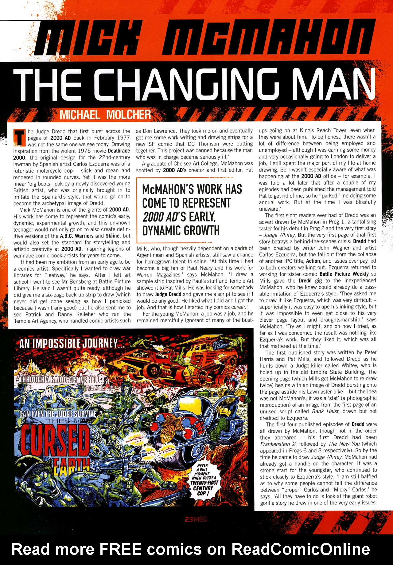Read online Judge Dredd Megazine (Vol. 5) comic -  Issue #256 - 22