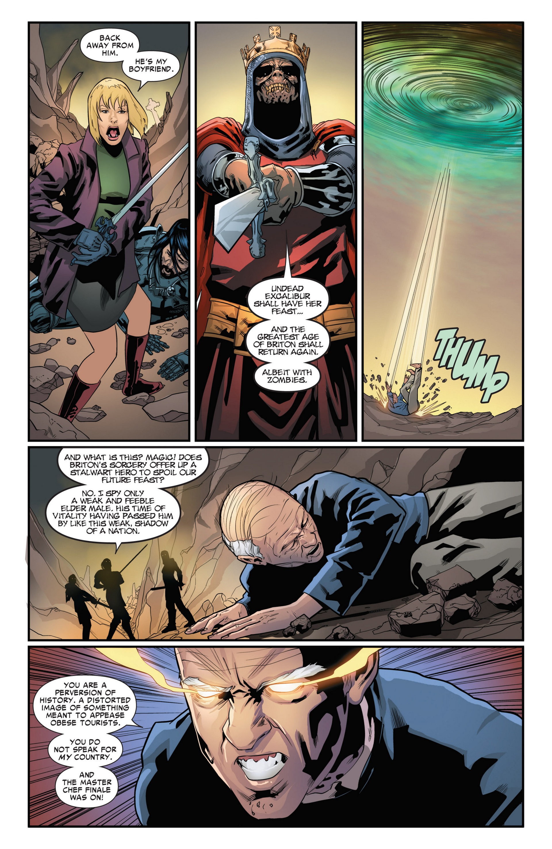 Read online Revolutionary War: Knights of Pendragon comic -  Issue # Full - 16
