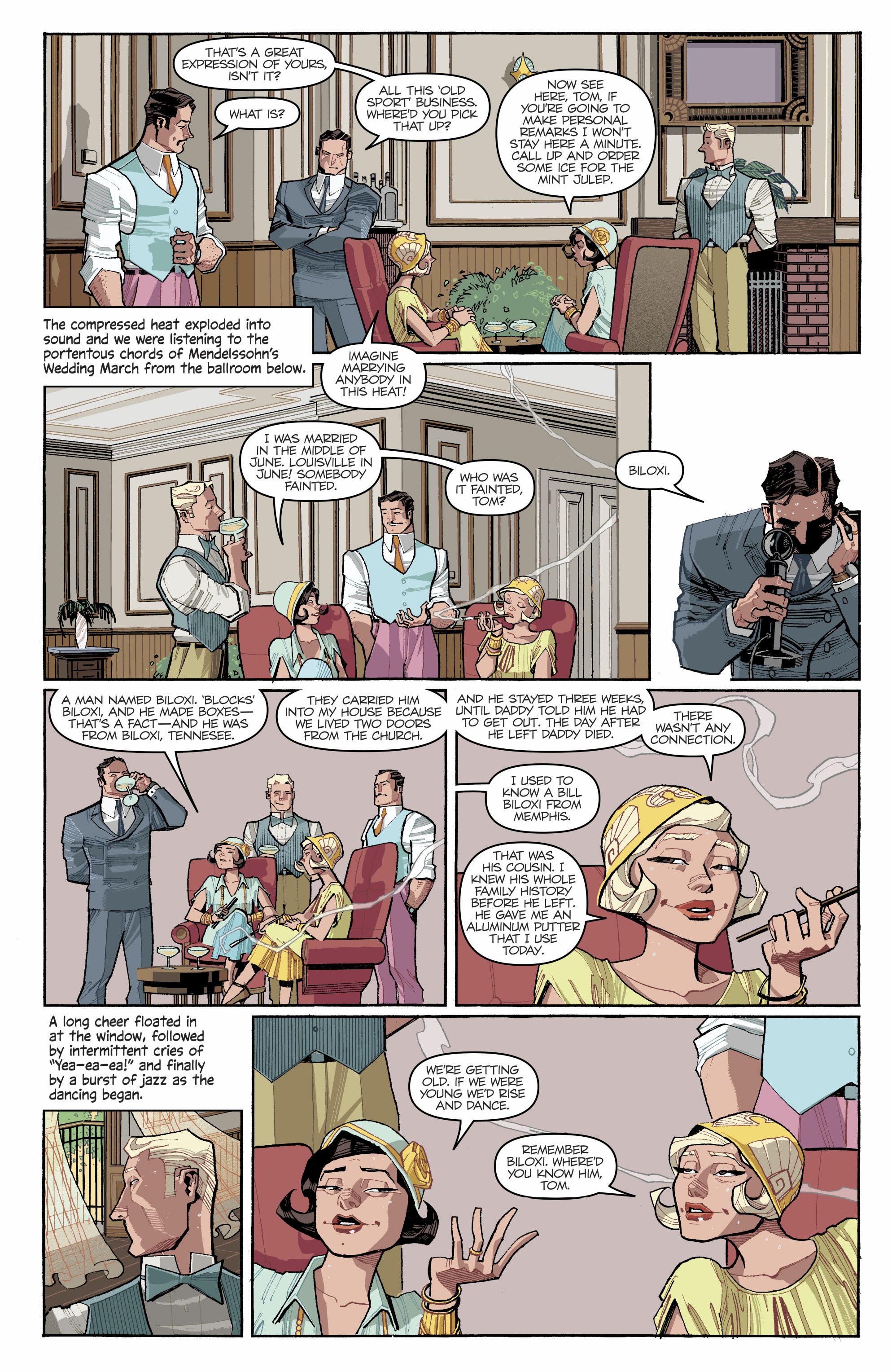 Read online The Great Gatsby comic -  Issue #5 - 17