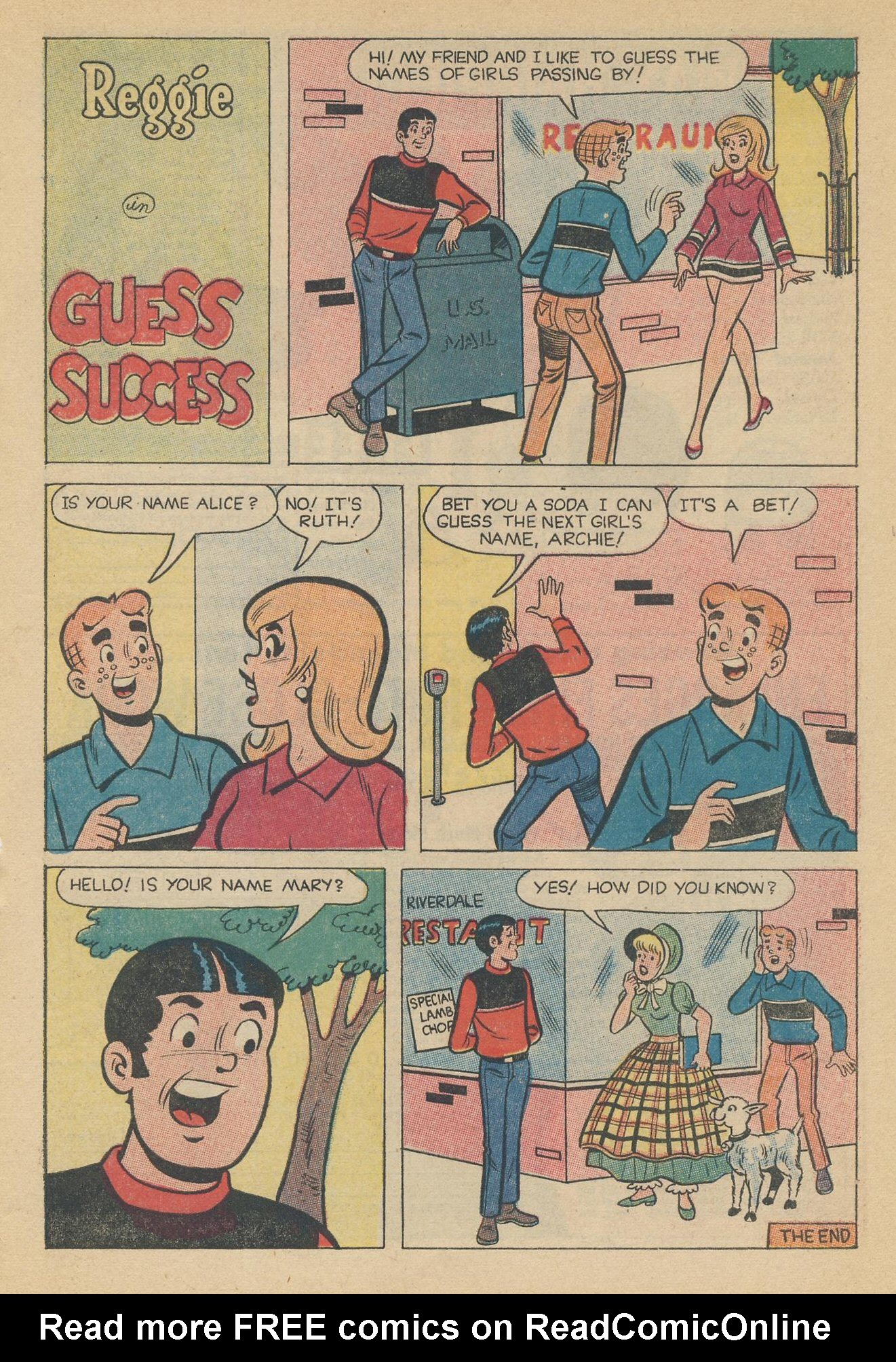 Read online Reggie's Wise Guy Jokes comic -  Issue #14 - 19
