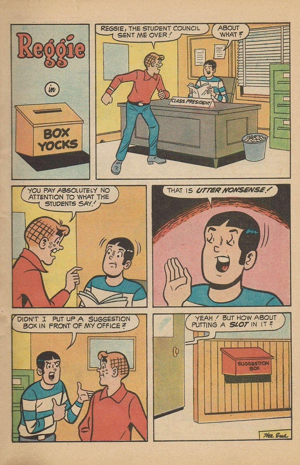 Read online Reggie's Wise Guy Jokes comic -  Issue #17 - 7