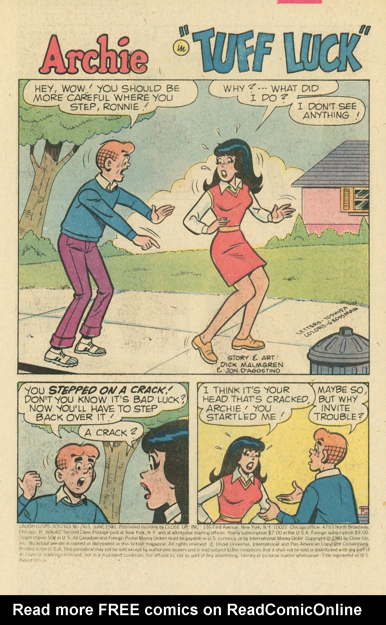 Read online Laugh (Comics) comic -  Issue #363 - 3