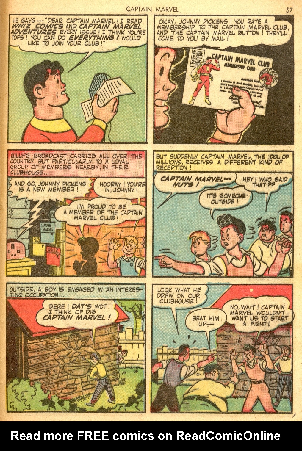 Read online Captain Marvel Adventures comic -  Issue #23 - 57