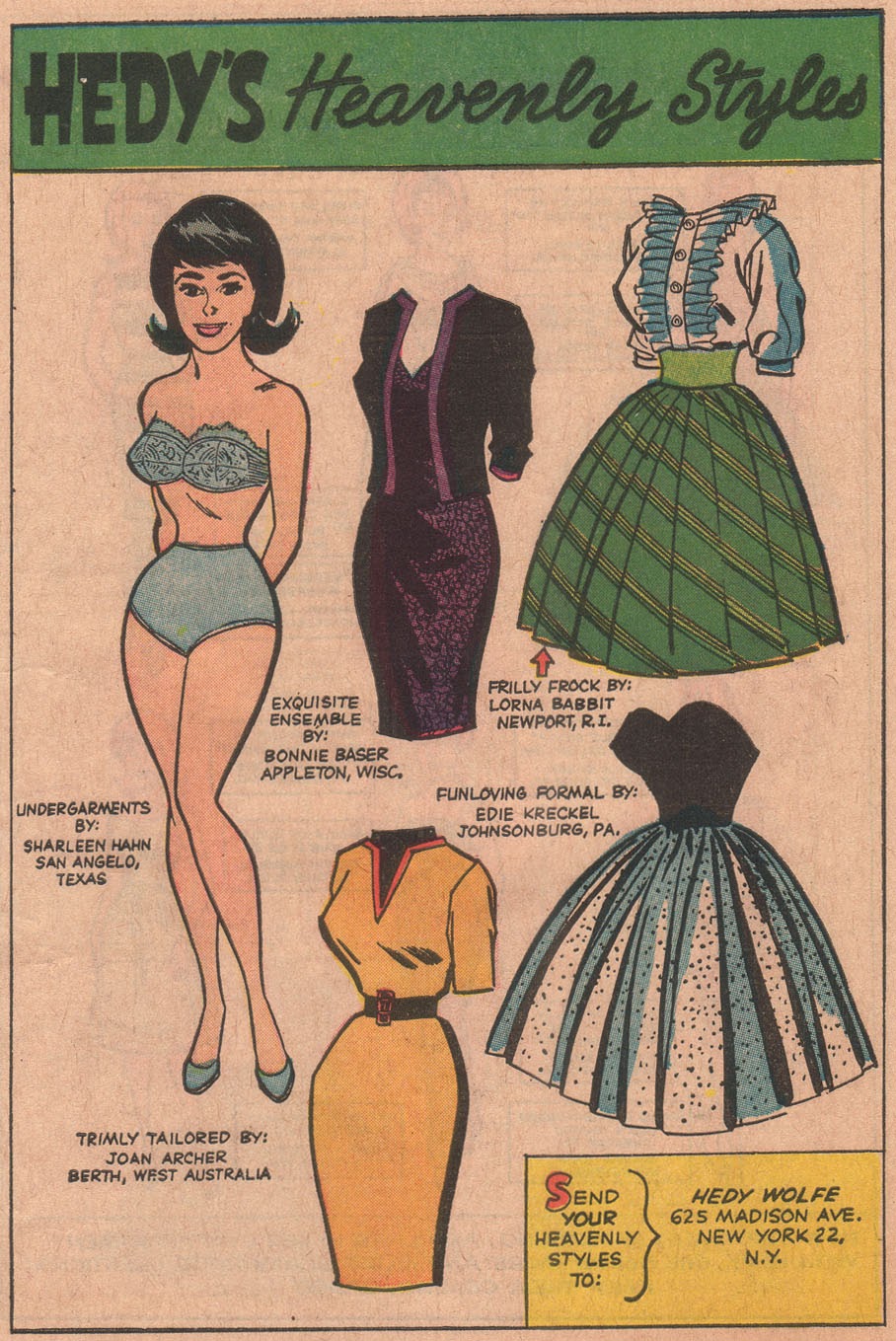Read online Patsy Walker's Fashion Parade comic -  Issue # Full - 7