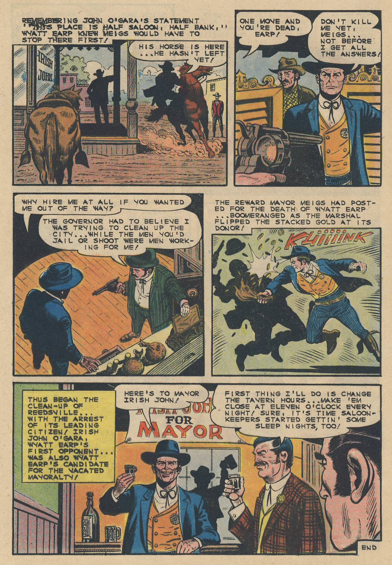 Read online Wyatt Earp Frontier Marshal comic -  Issue #61 - 12