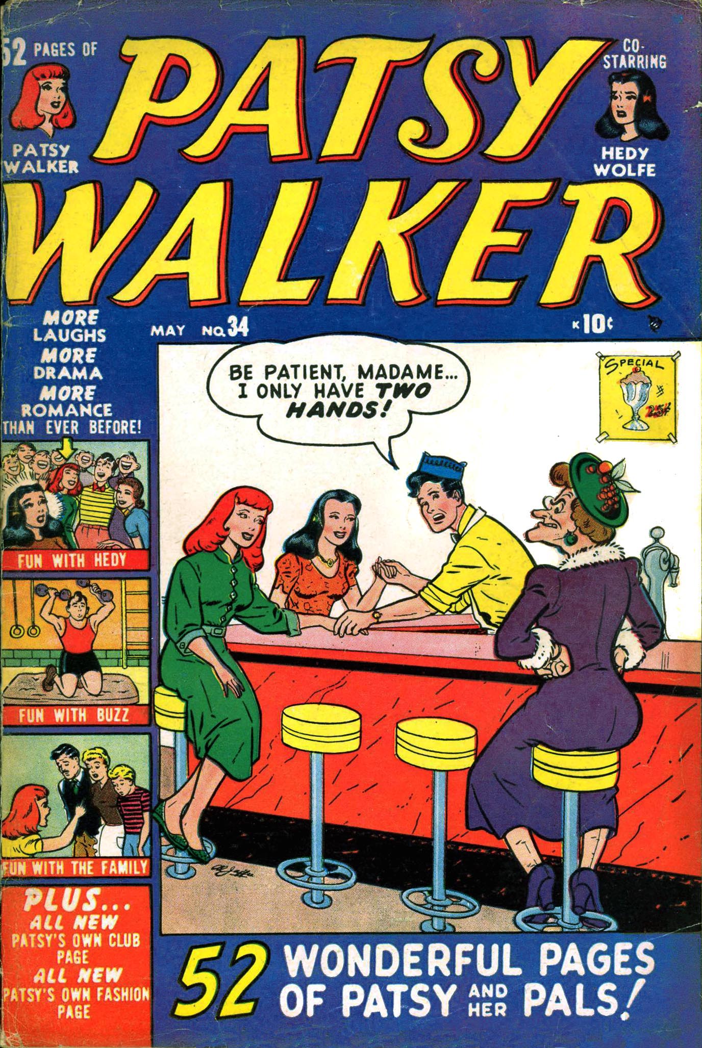 Read online Patsy Walker comic -  Issue #34 - 1