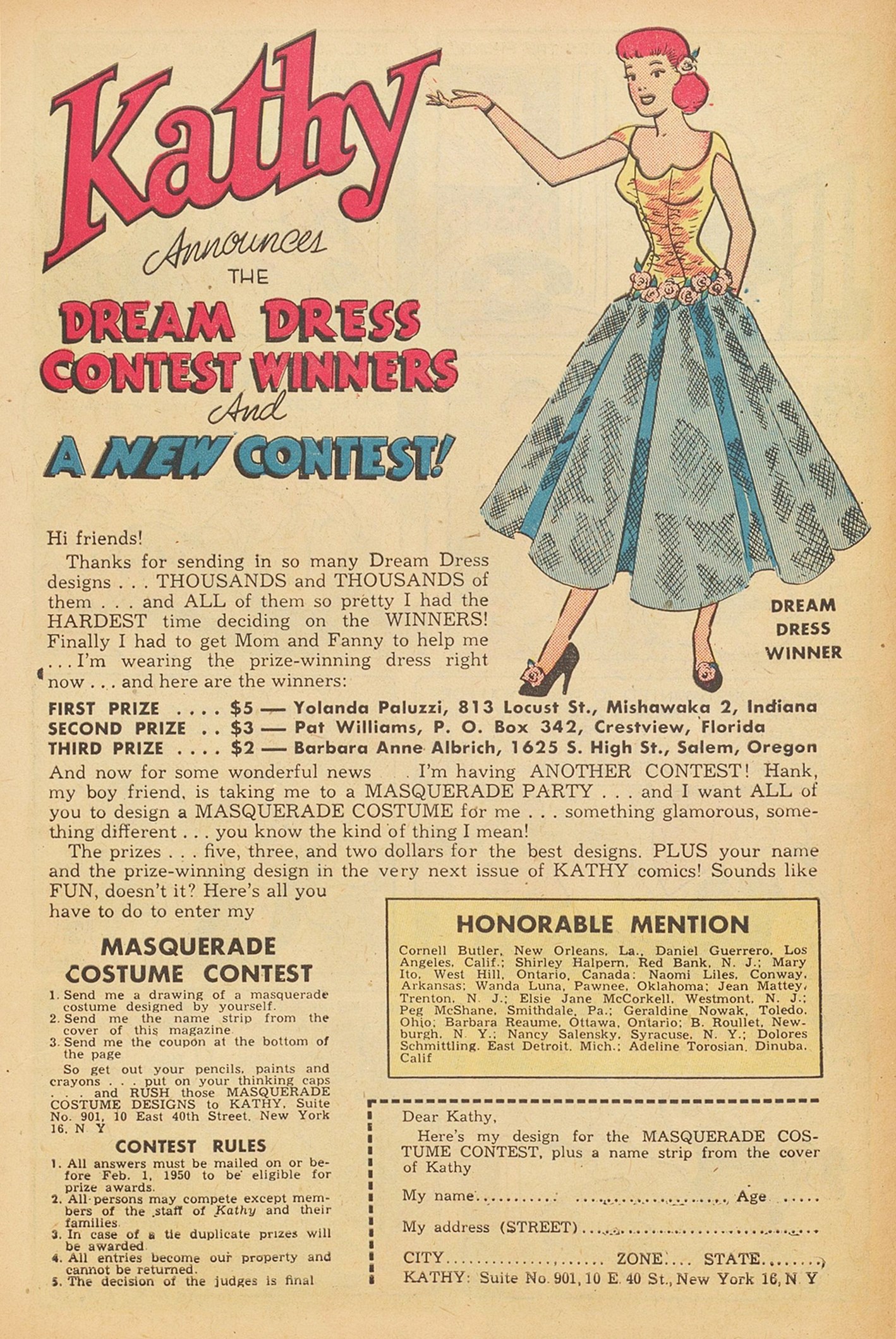 Read online Kathy (1949) comic -  Issue #2 - 10