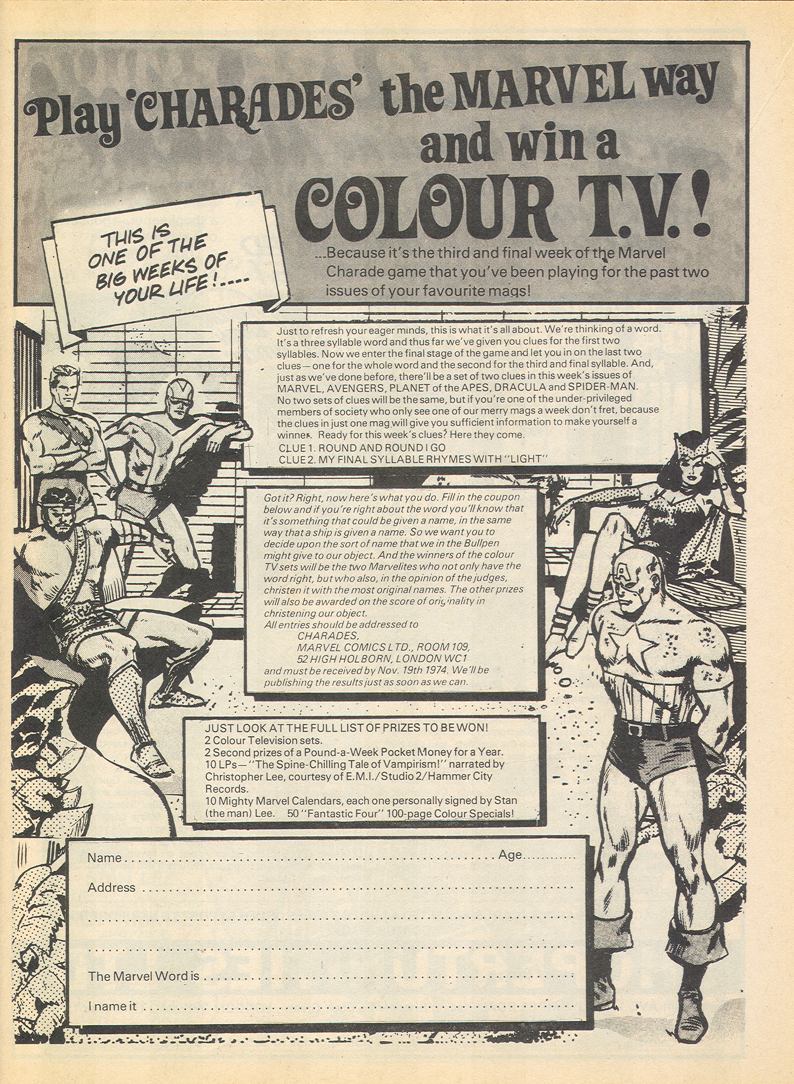 Read online The Avengers (1973) comic -  Issue #61 - 11