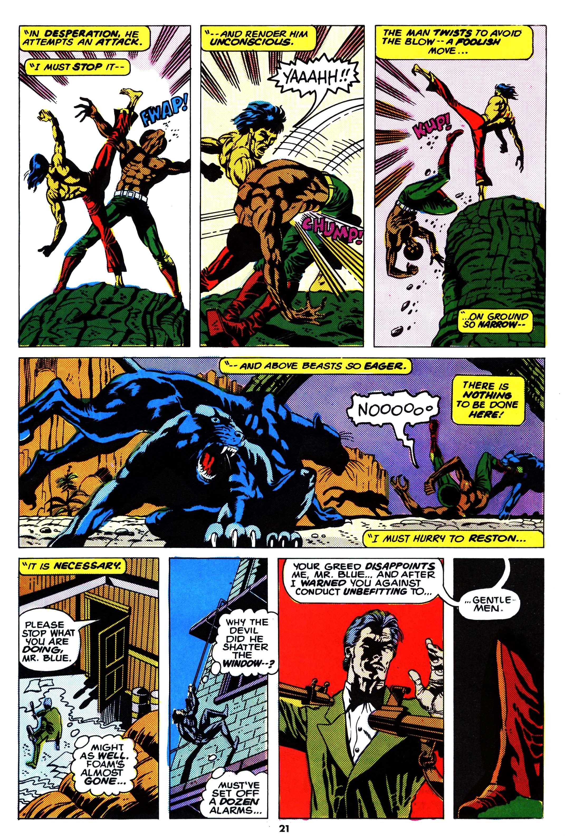 Read online Action Force comic -  Issue #20 - 21