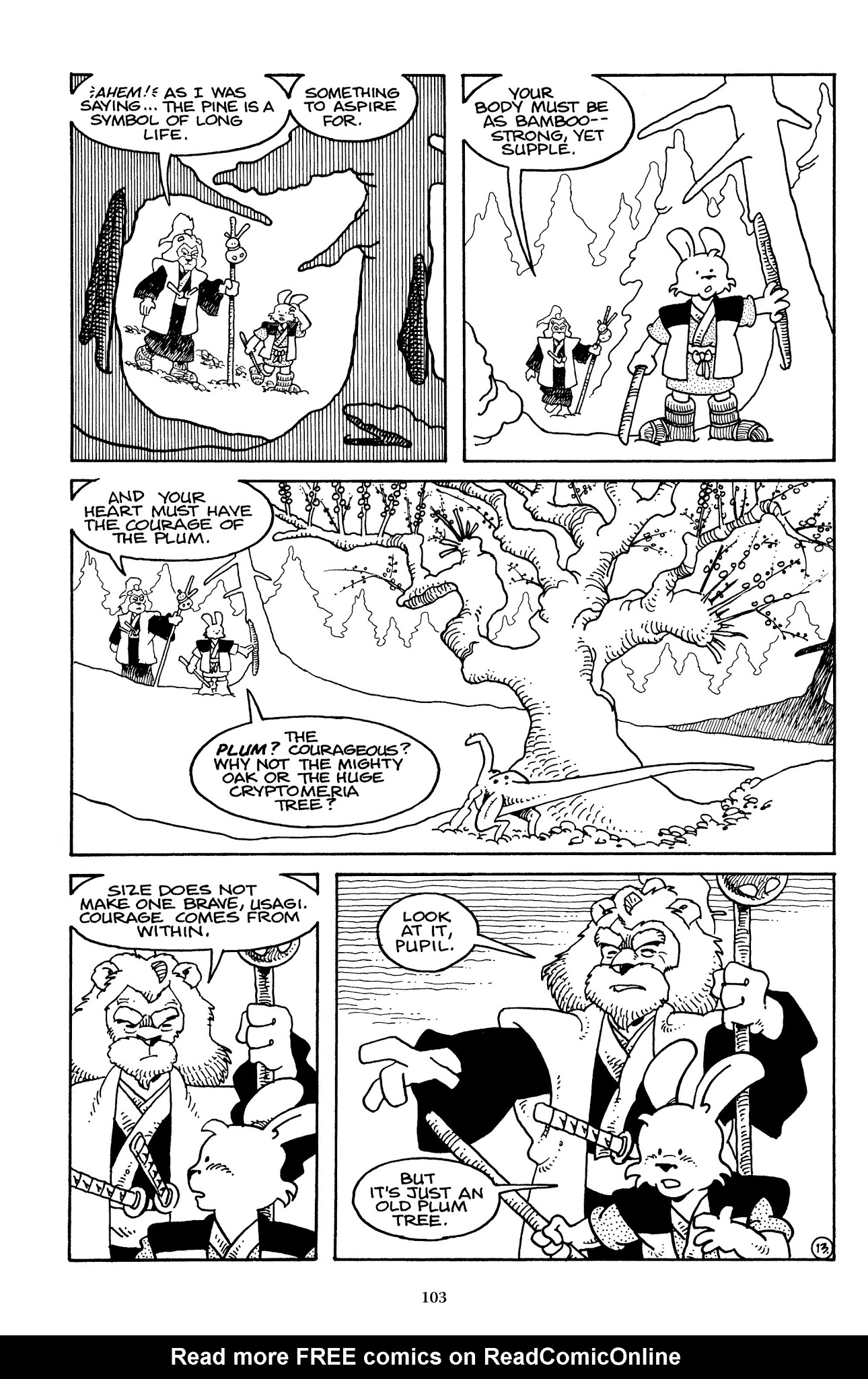 Read online The Usagi Yojimbo Saga comic -  Issue # TPB 2 - 103