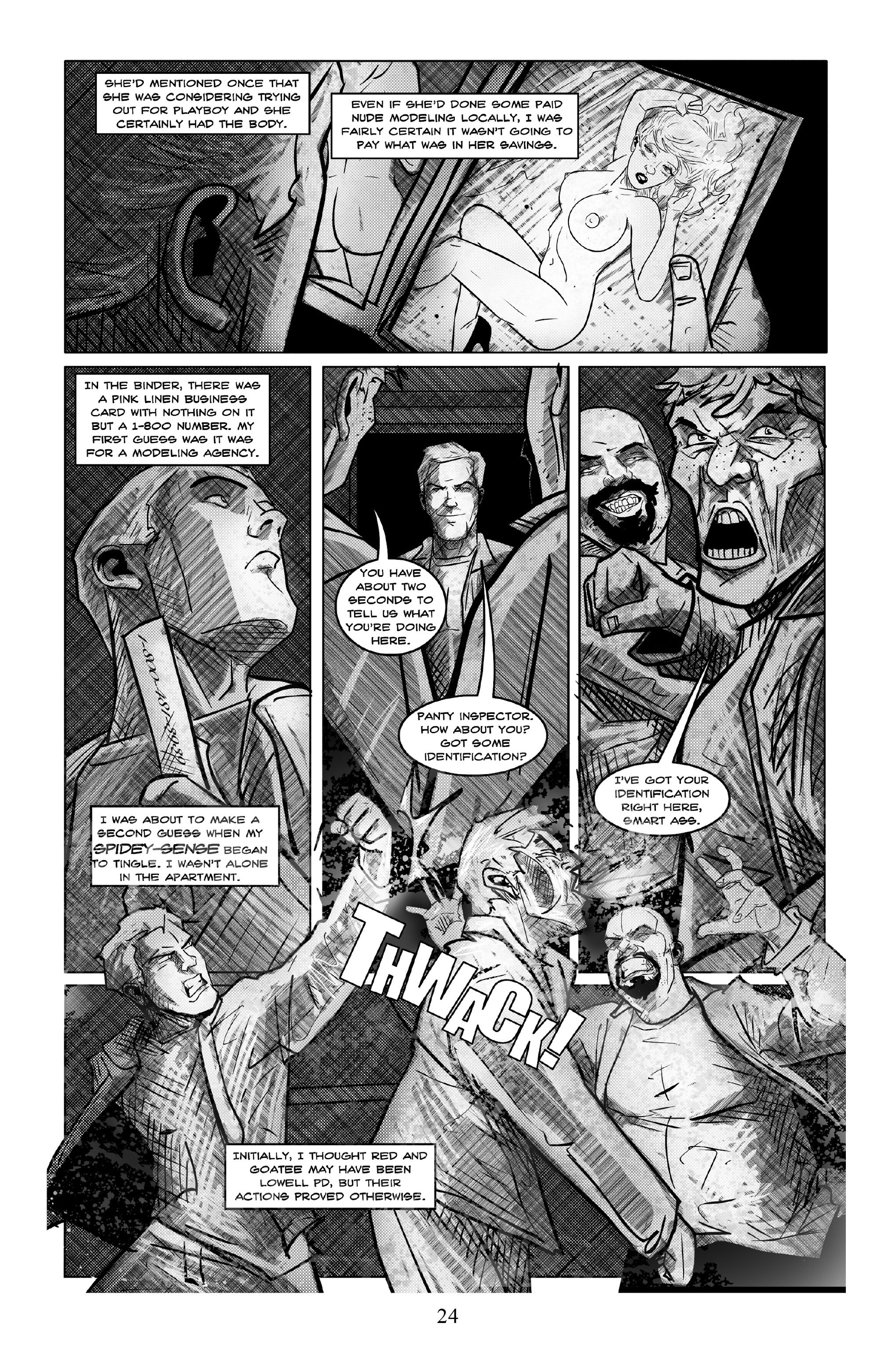 Read online Two Redheads & A Dead Blonde comic -  Issue #1 - 25