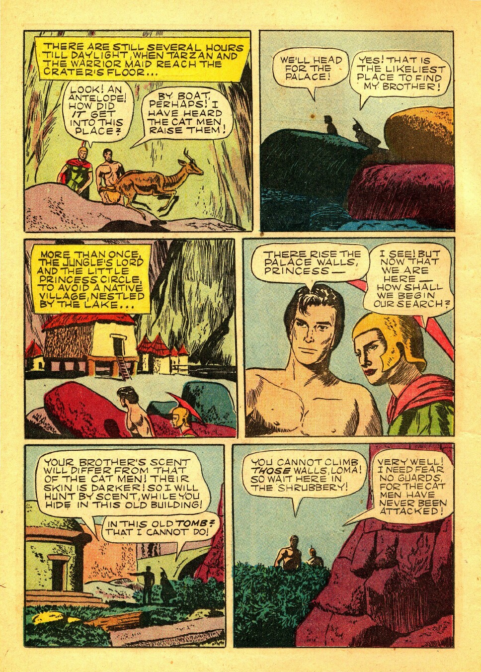 Read online Tarzan (1948) comic -  Issue #38 - 8