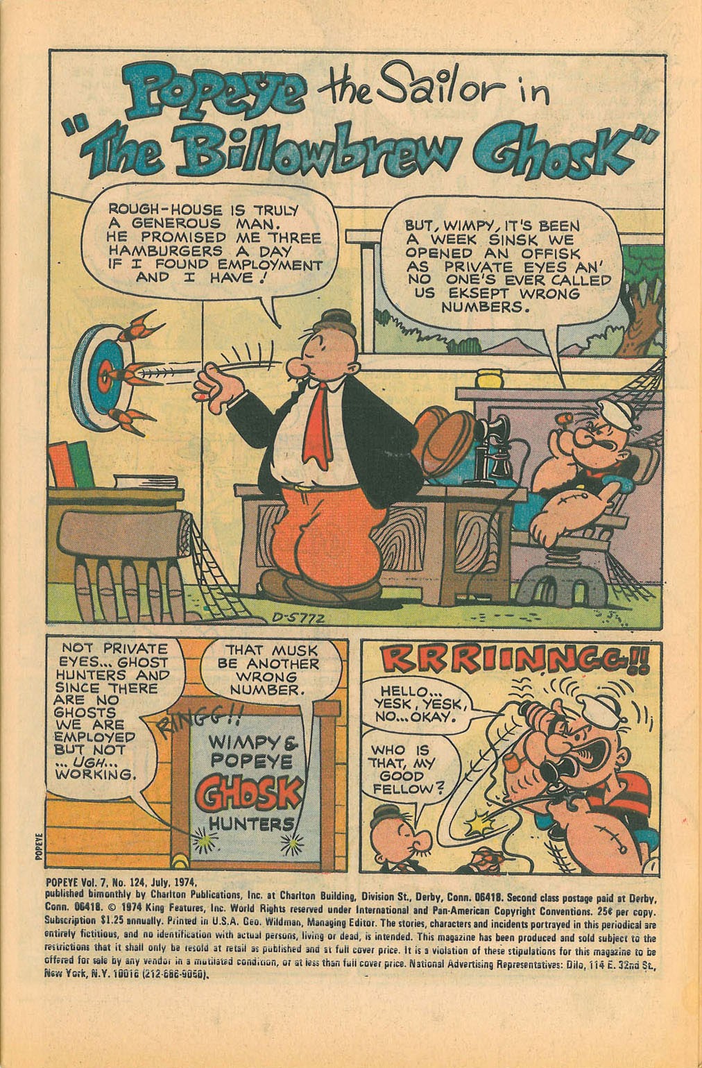 Read online Popeye (1948) comic -  Issue #124 - 3