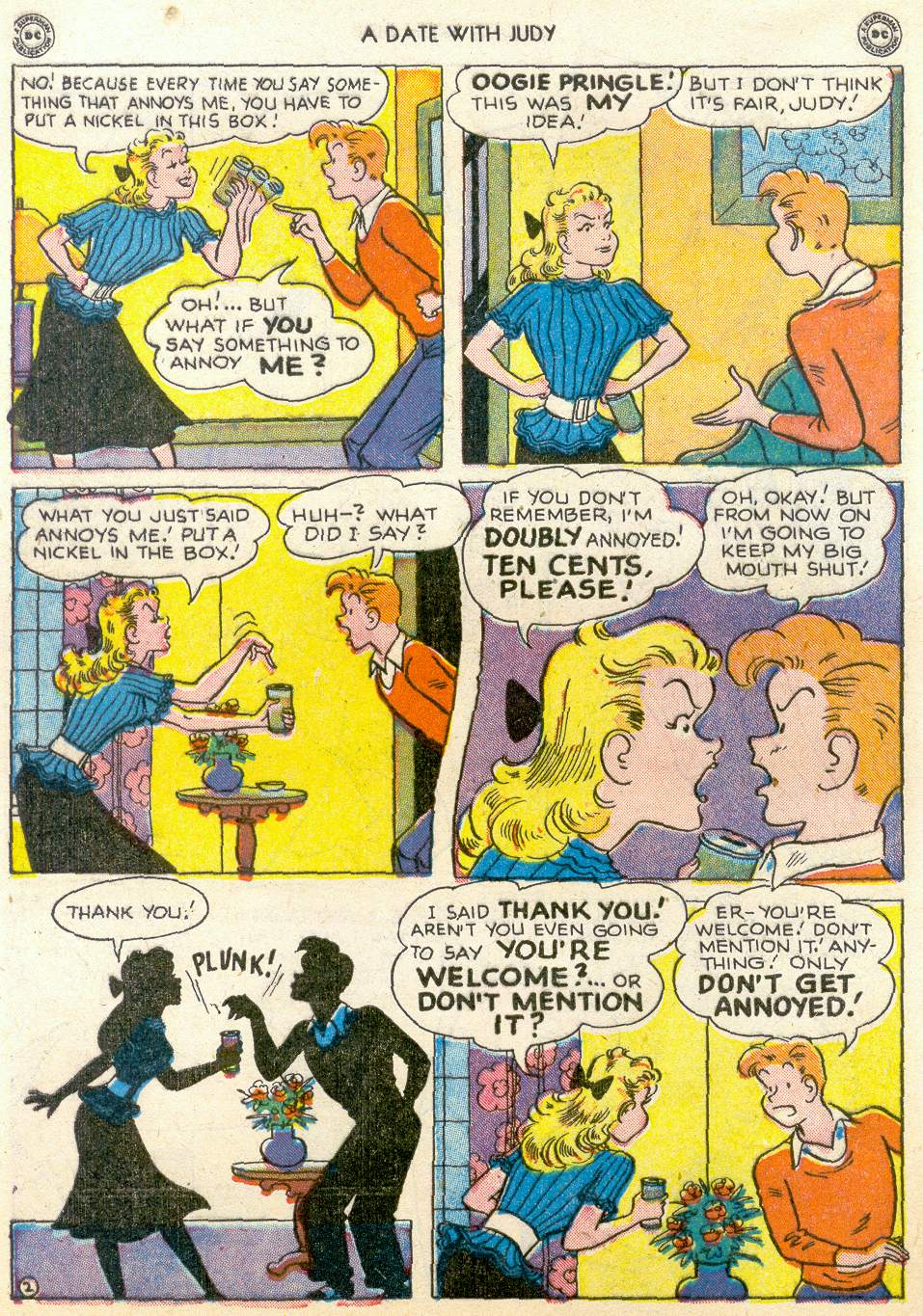 Read online A Date with Judy comic -  Issue #7 - 4