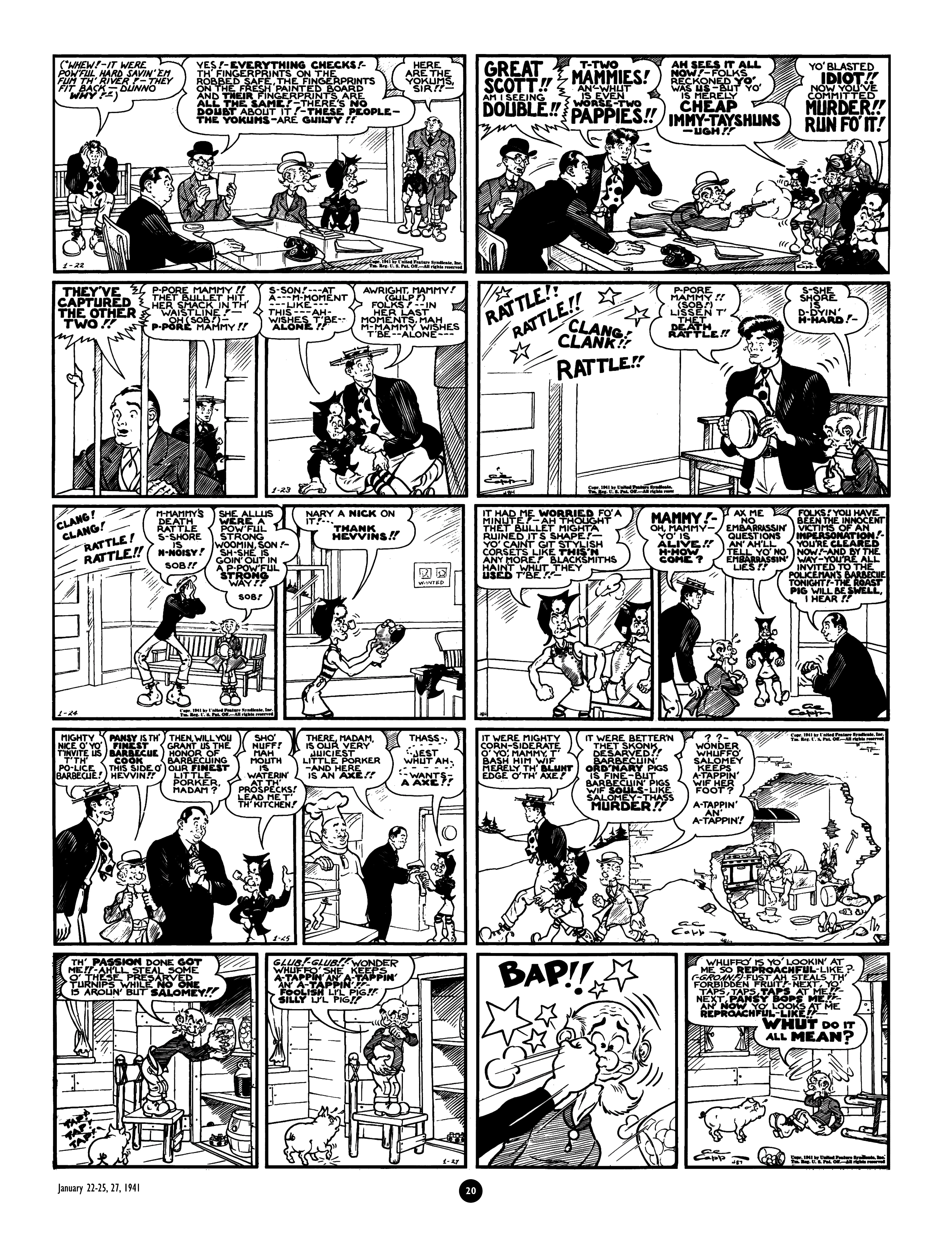 Read online Al Capp's Li'l Abner Complete Daily & Color Sunday Comics comic -  Issue # TPB 4 (Part 1) - 21