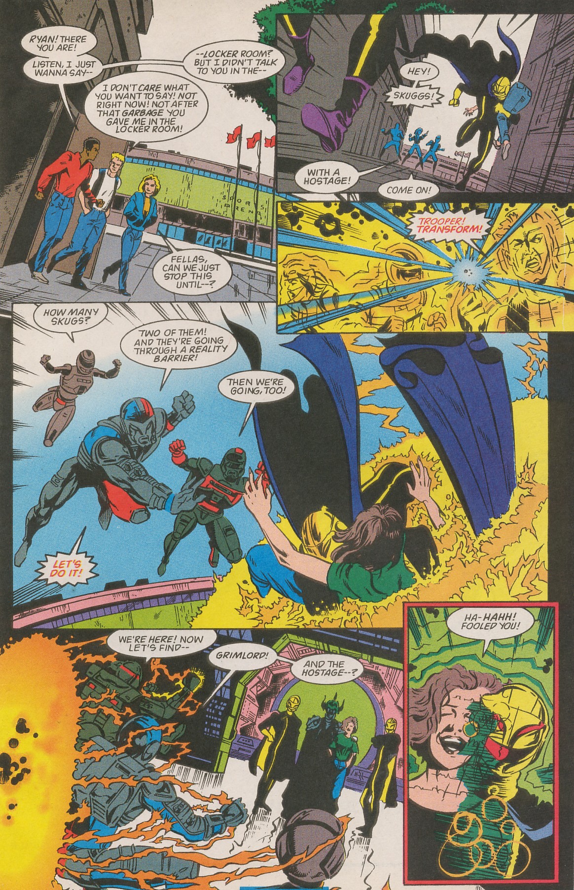 Read online Mighty Morphin Power Rangers: Ninja Rangers/VR Troopers comic -  Issue #2 - 28
