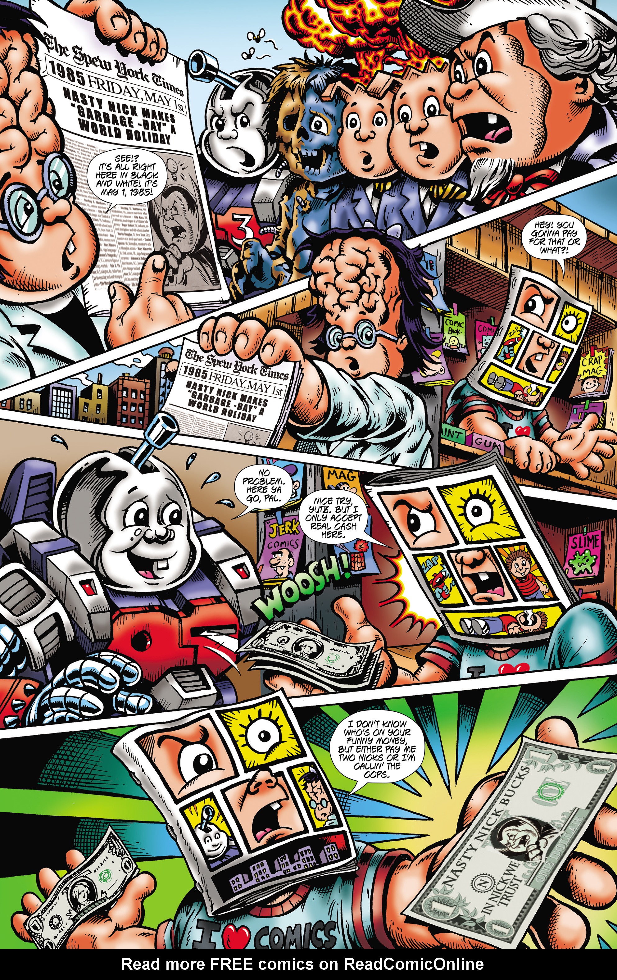 Read online Garbage Pail Kids: Trashin' Through Time comic -  Issue #1 - 8