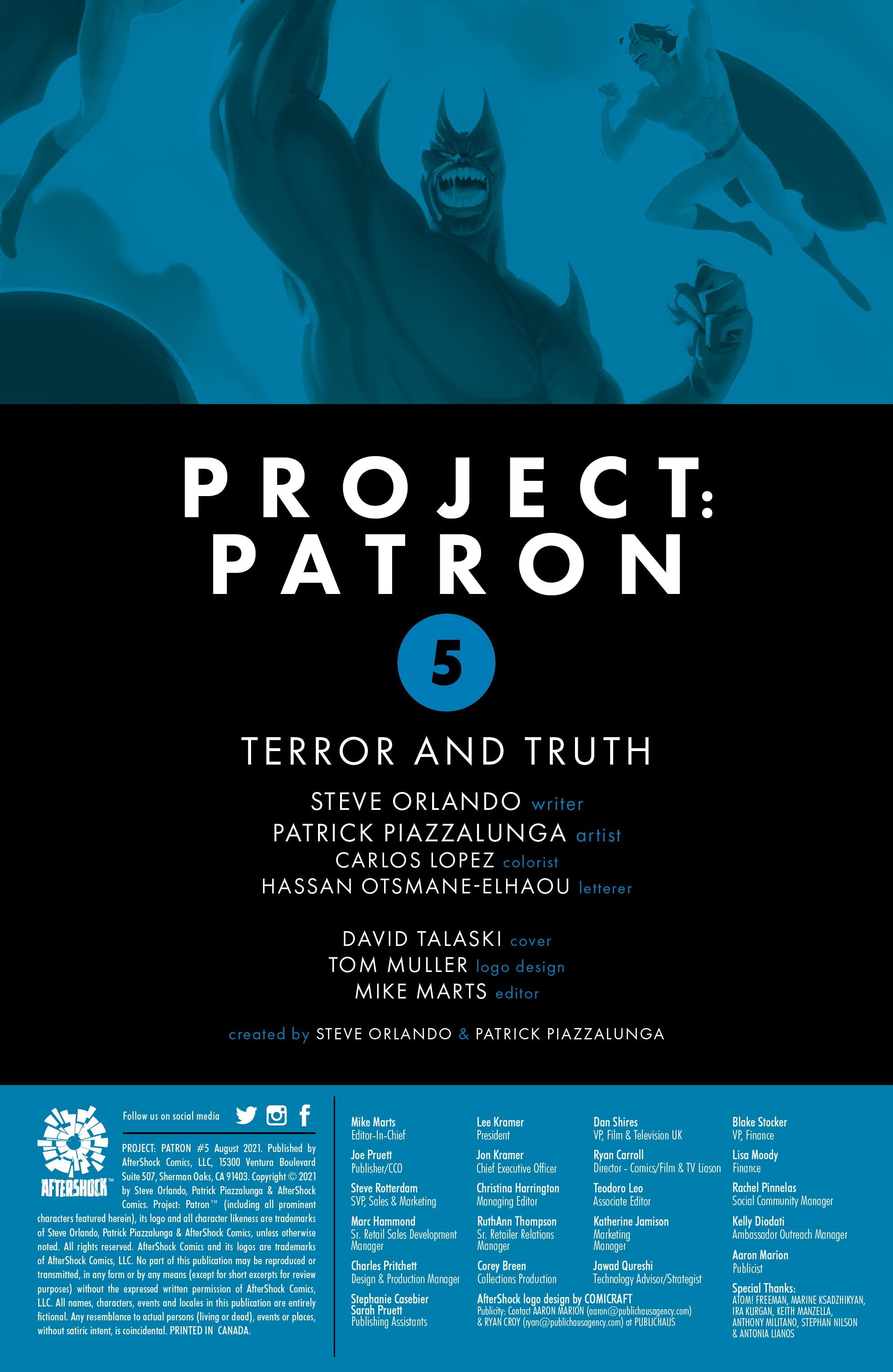 Read online Project Patron comic -  Issue #5 - 2