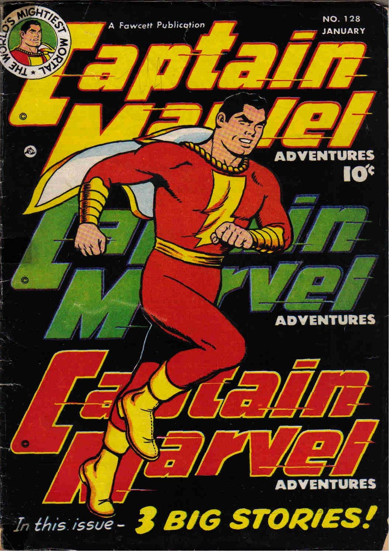 Read online Captain Marvel Adventures comic -  Issue #128 - 1