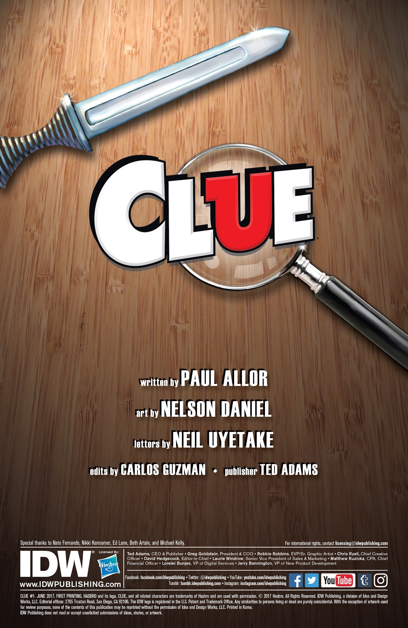 Read online Clue comic -  Issue #1 - 2