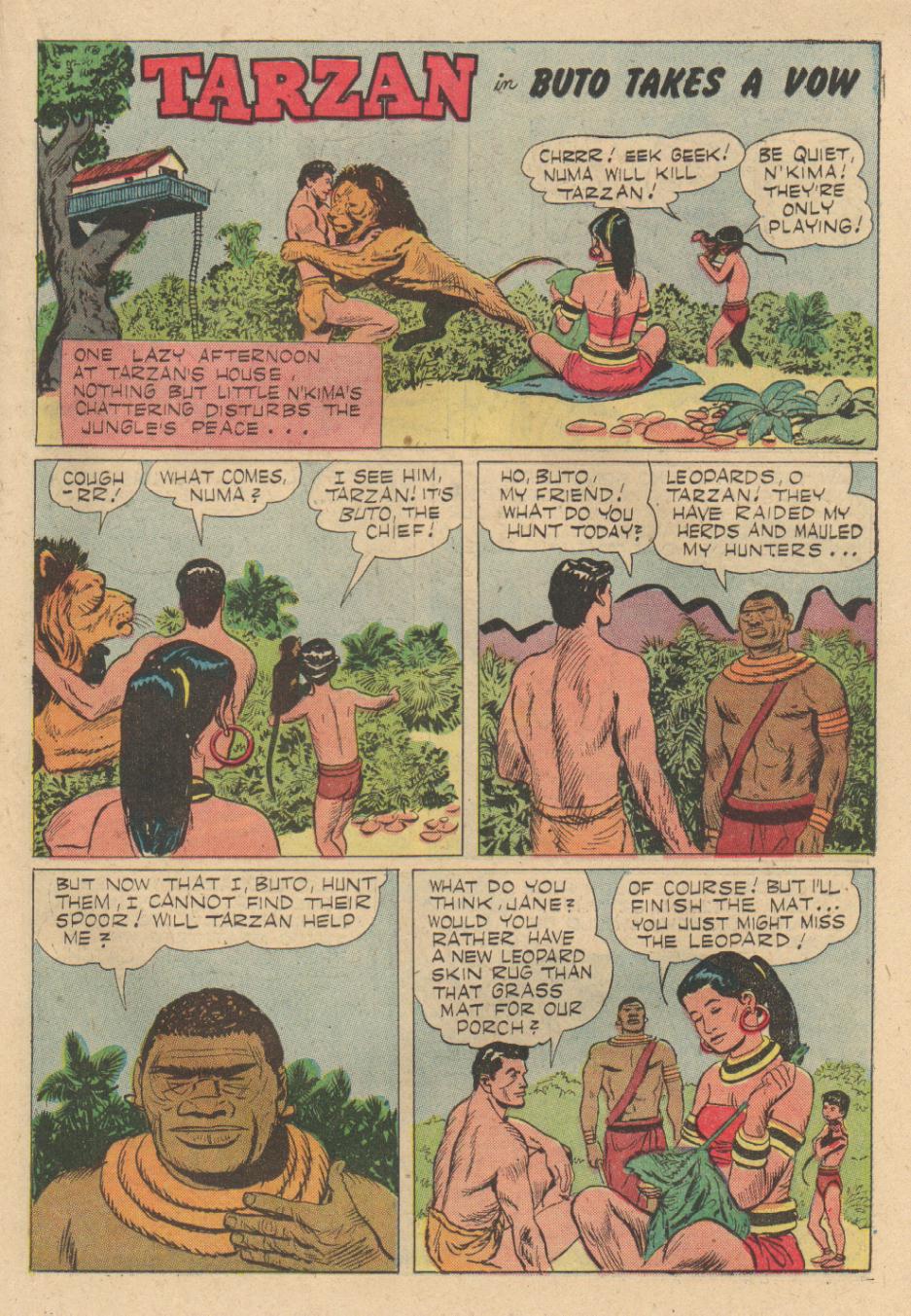 Read online Tarzan (1948) comic -  Issue #79 - 19