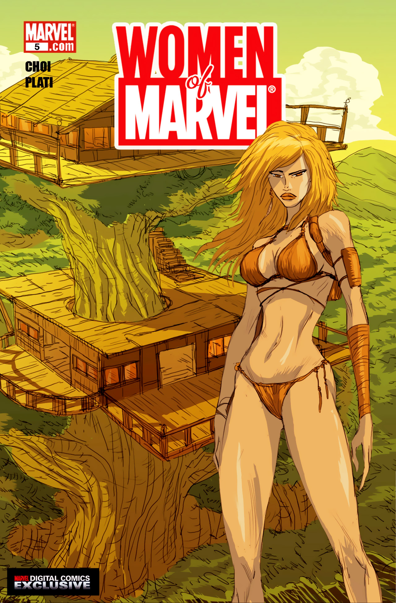 Read online Women of Marvel Digital comic -  Issue #5 - 1