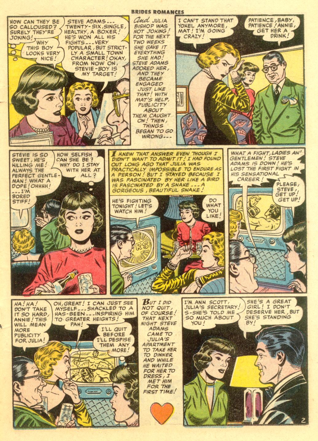 Read online Brides Romances comic -  Issue #14 - 19