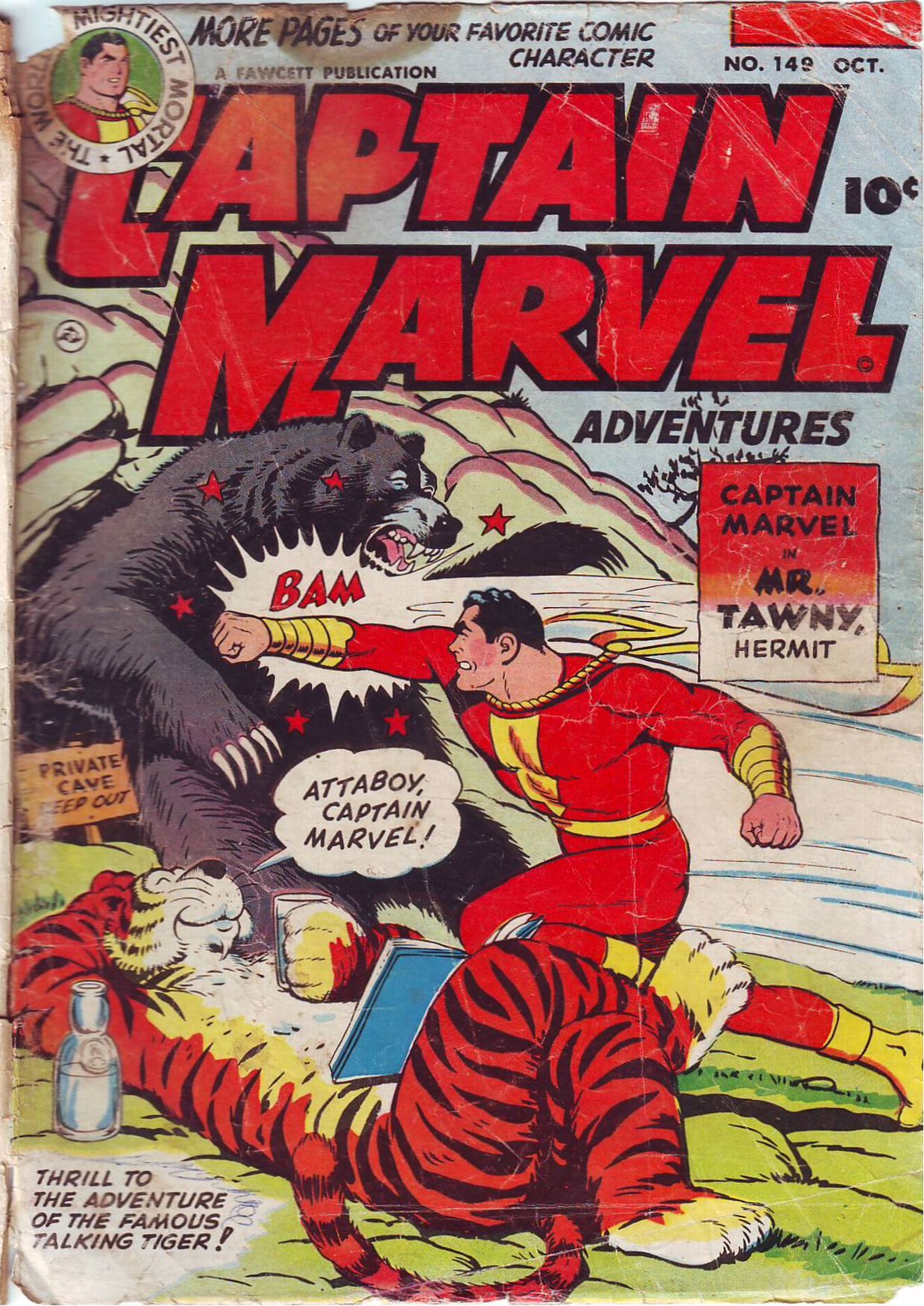 Read online Captain Marvel Adventures comic -  Issue #149 - 1
