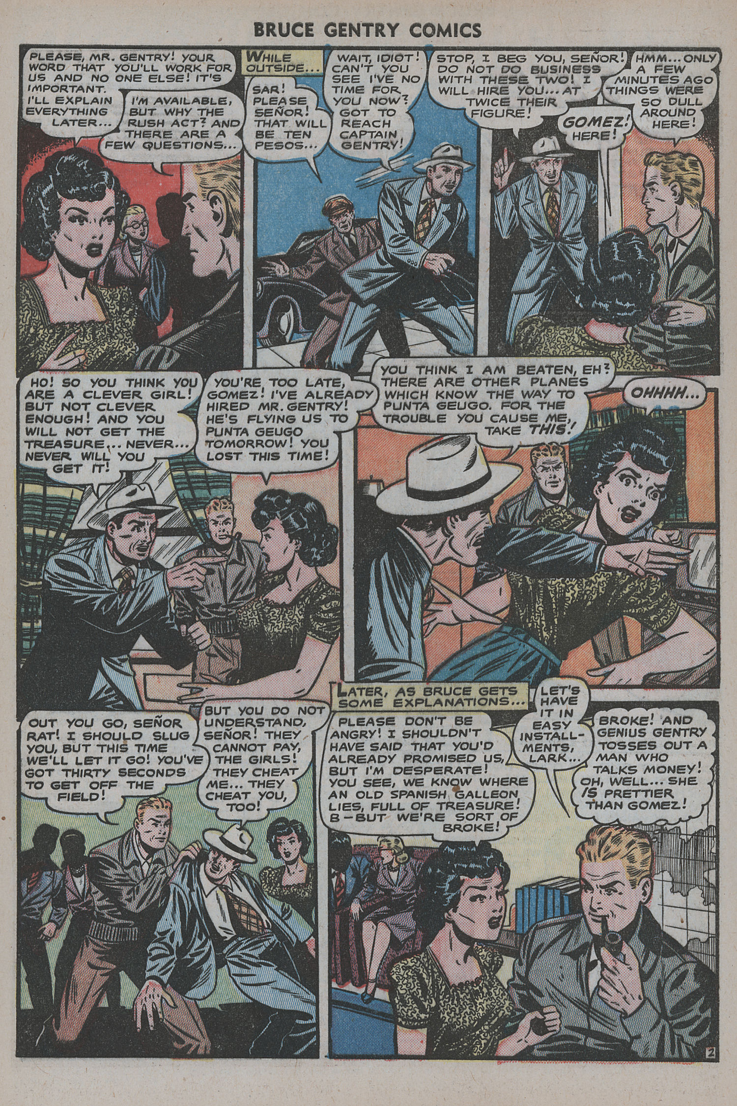 Read online Bruce Gentry comic -  Issue #8 - 4